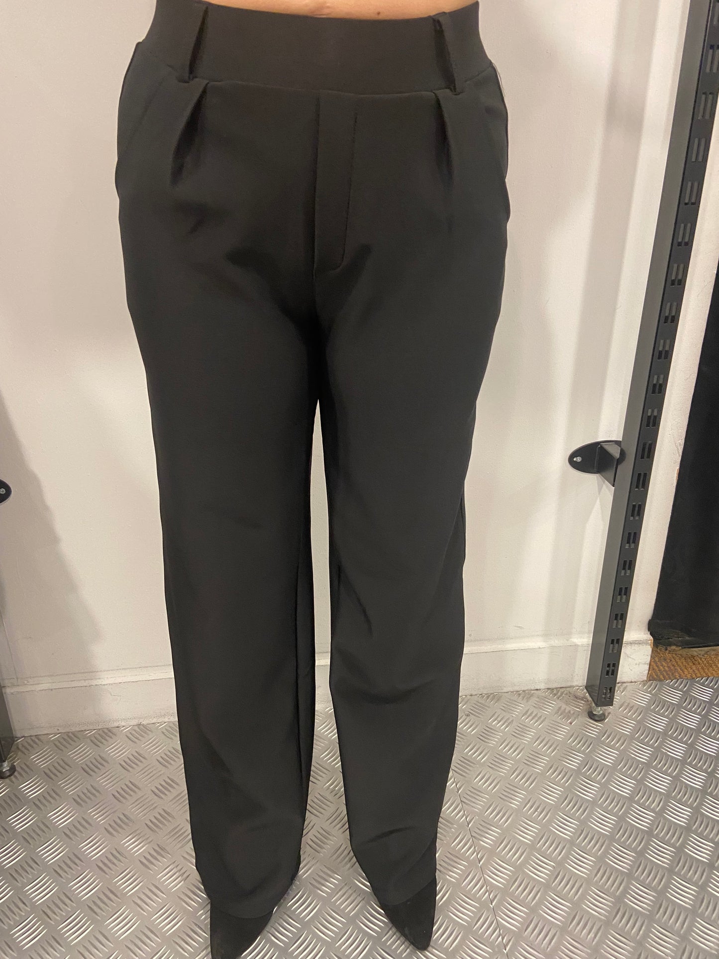 Zwarte jogging wide leg