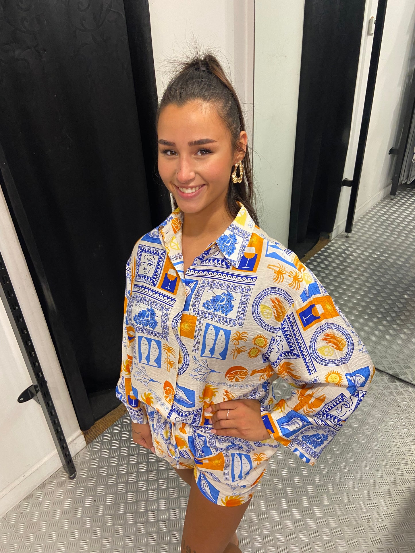 Iconic summer blouse Blue