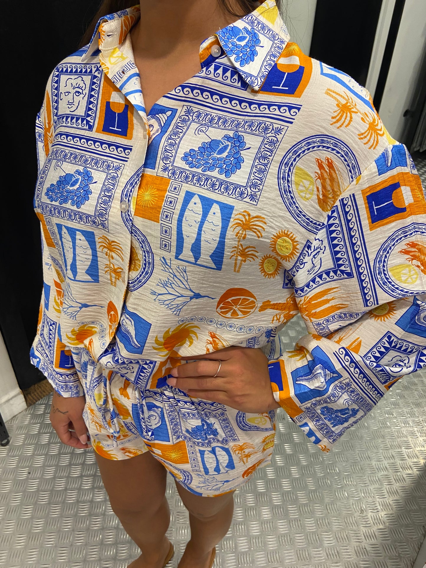 Iconic summer blouse Blue
