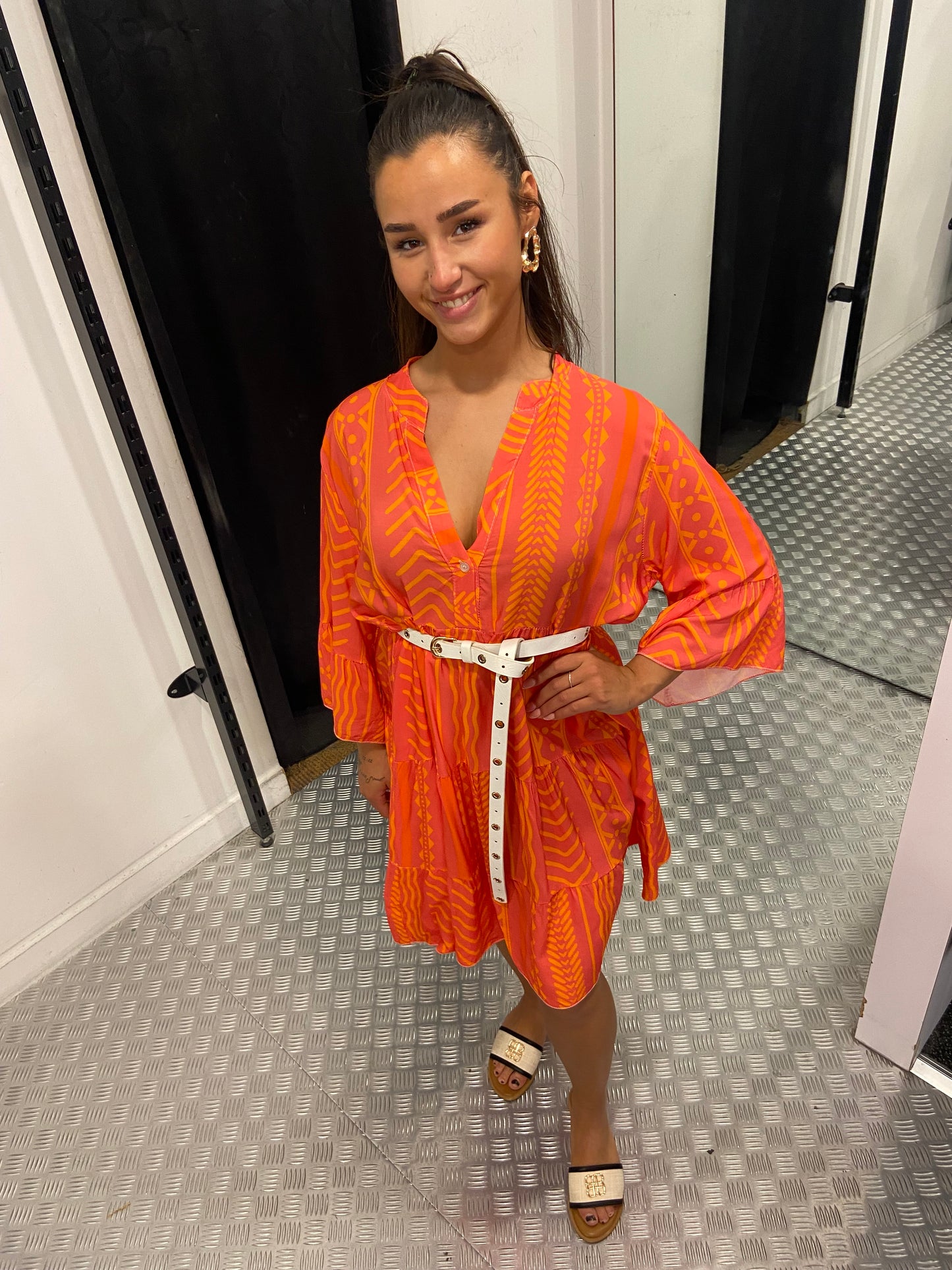 Ibiza orange dress