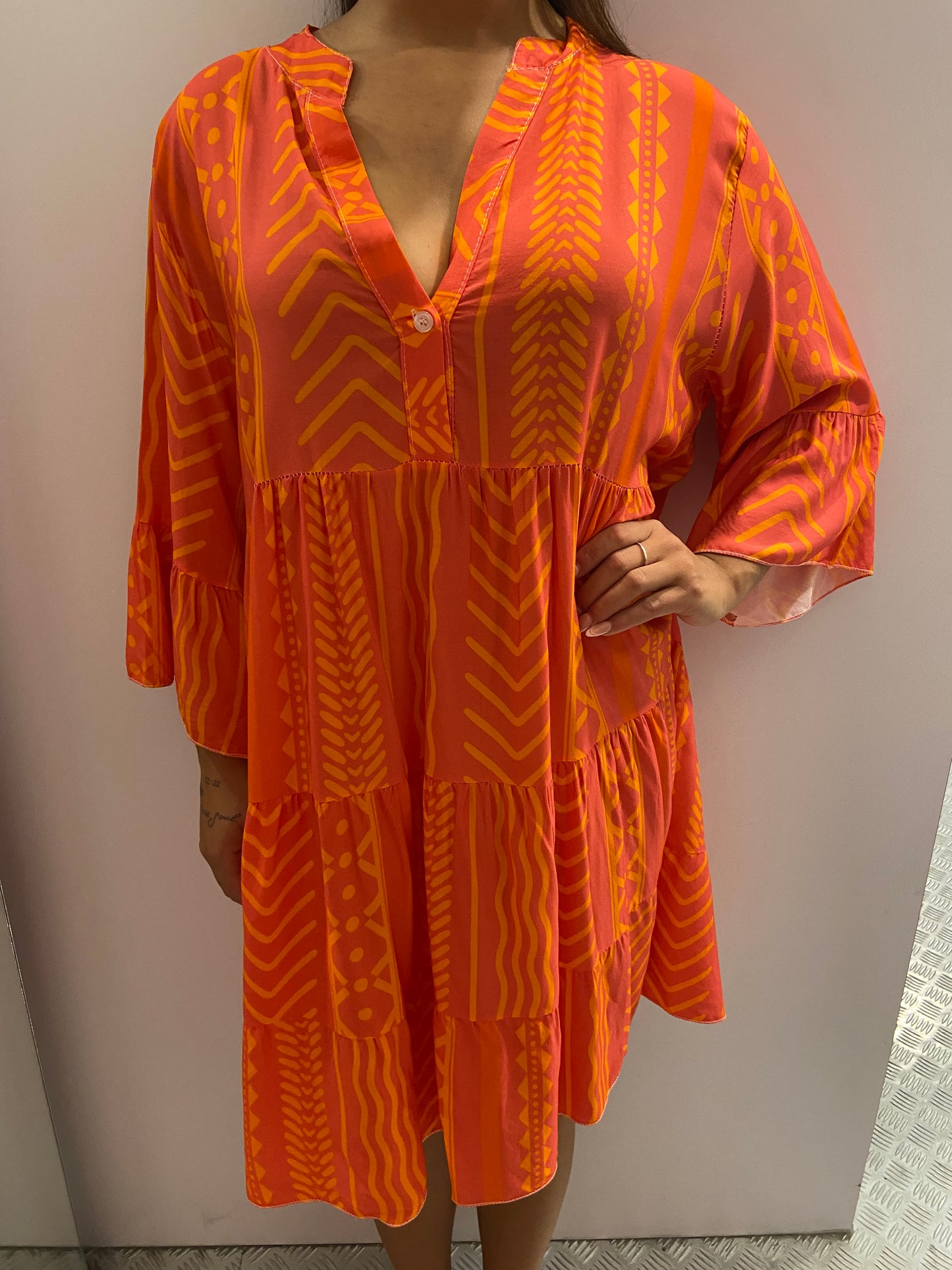 Ibiza orange dress