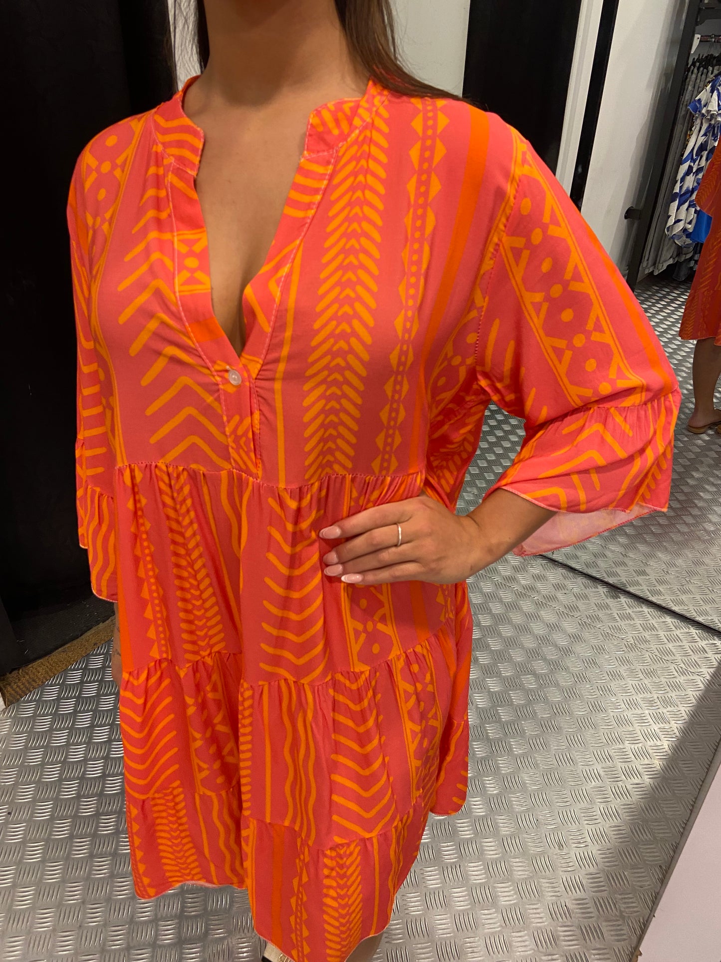 Ibiza orange dress
