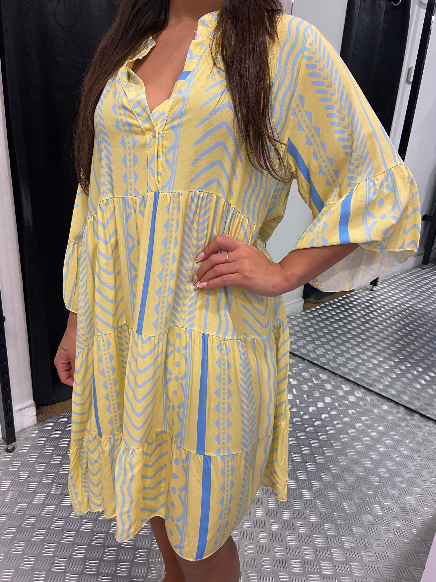 Ibiza yellow dress