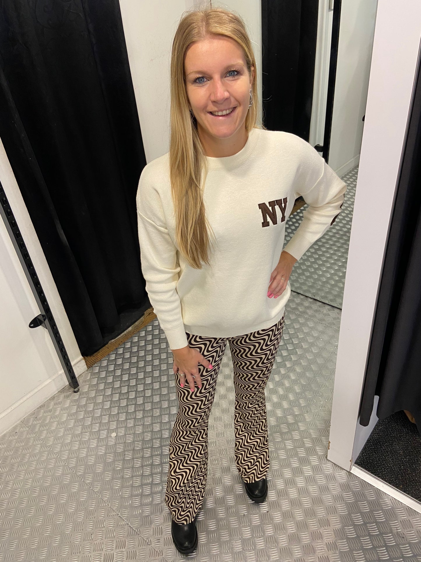 New york sweater beige