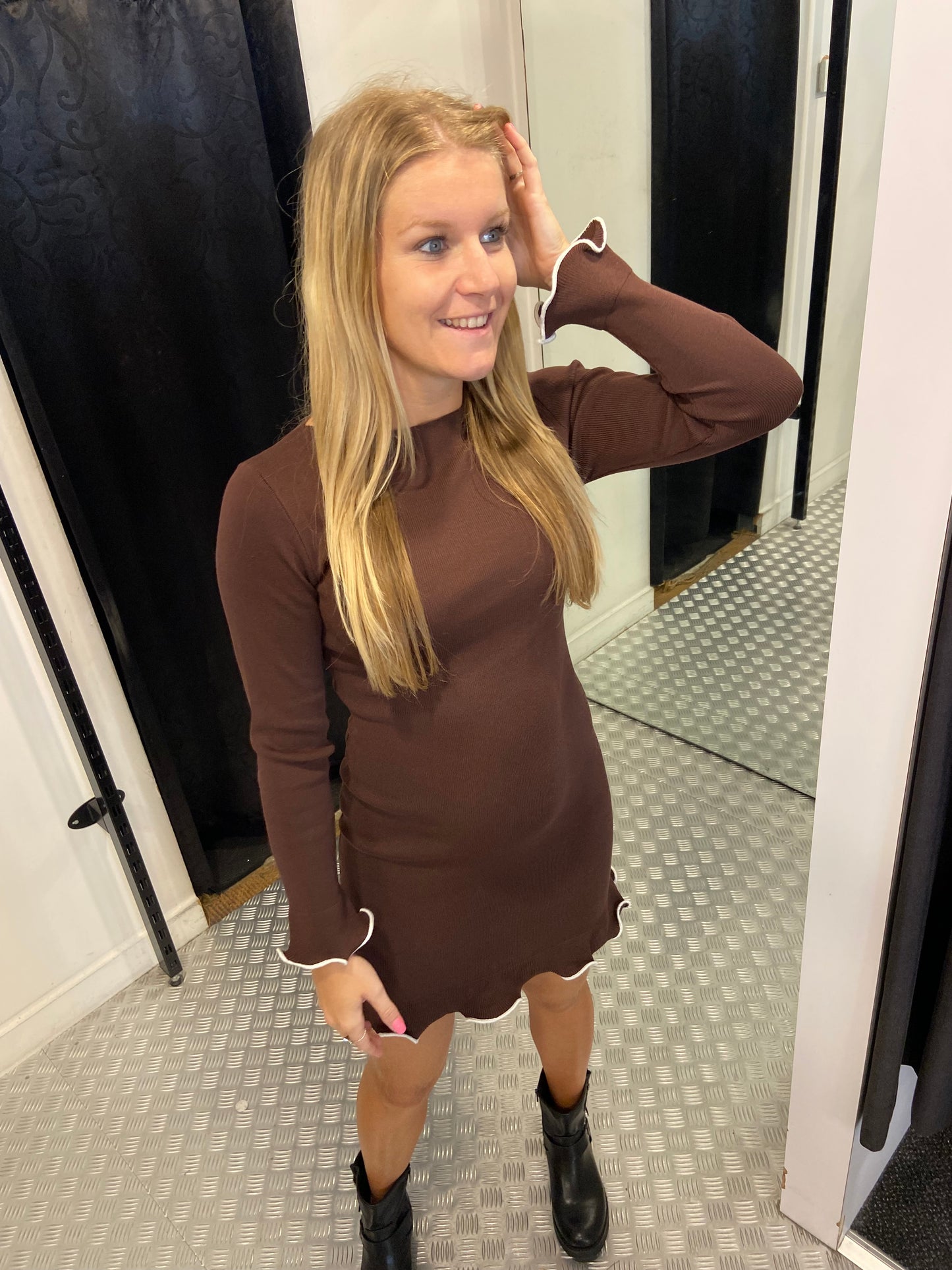 Solange dress bruin