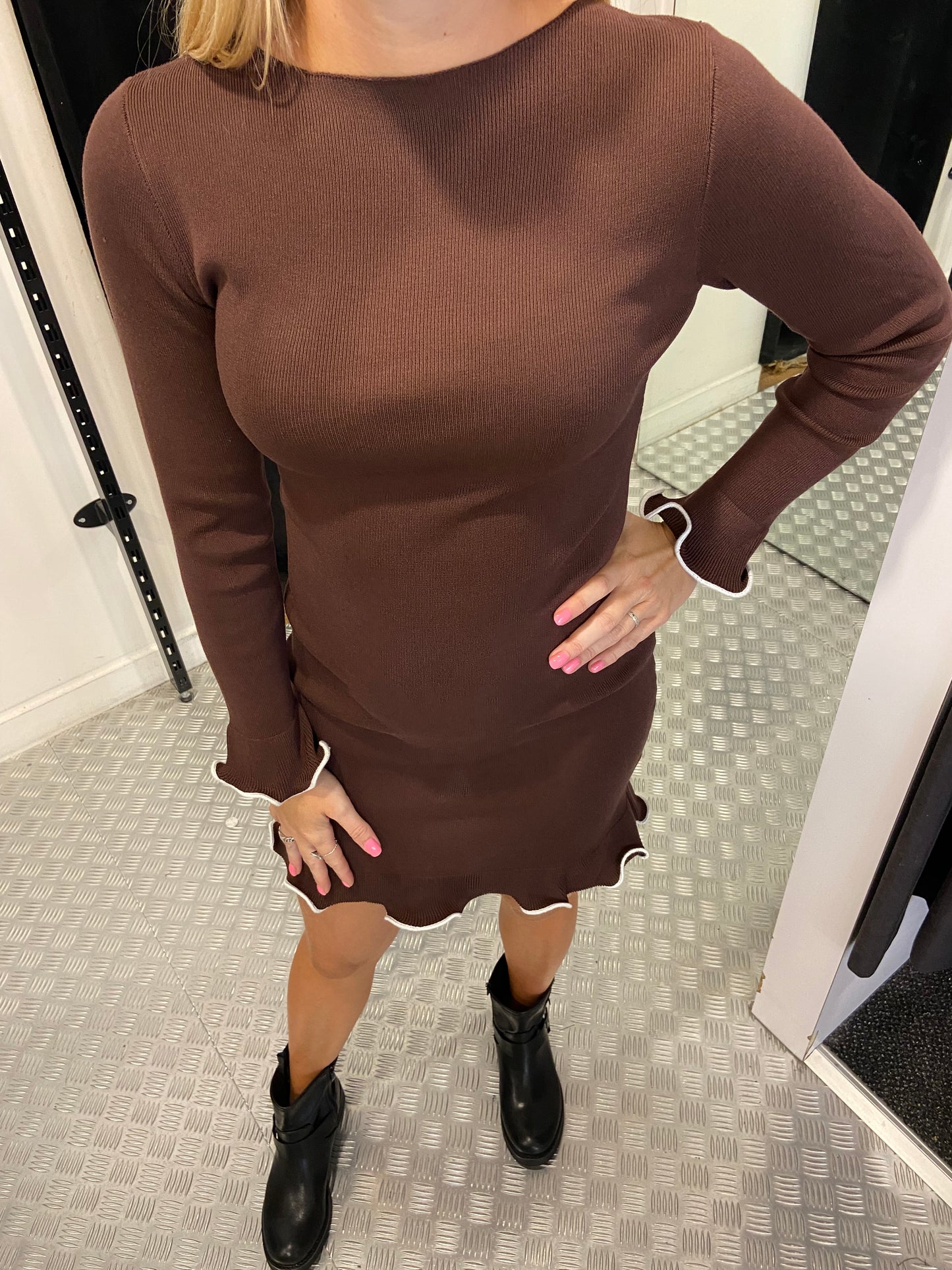 Solange dress bruin