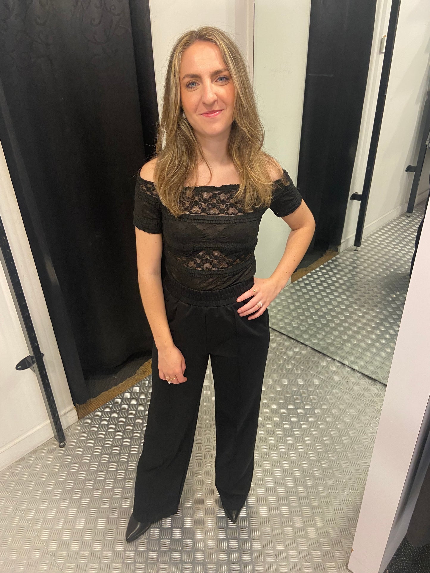 Zwarte joggingflared By swan