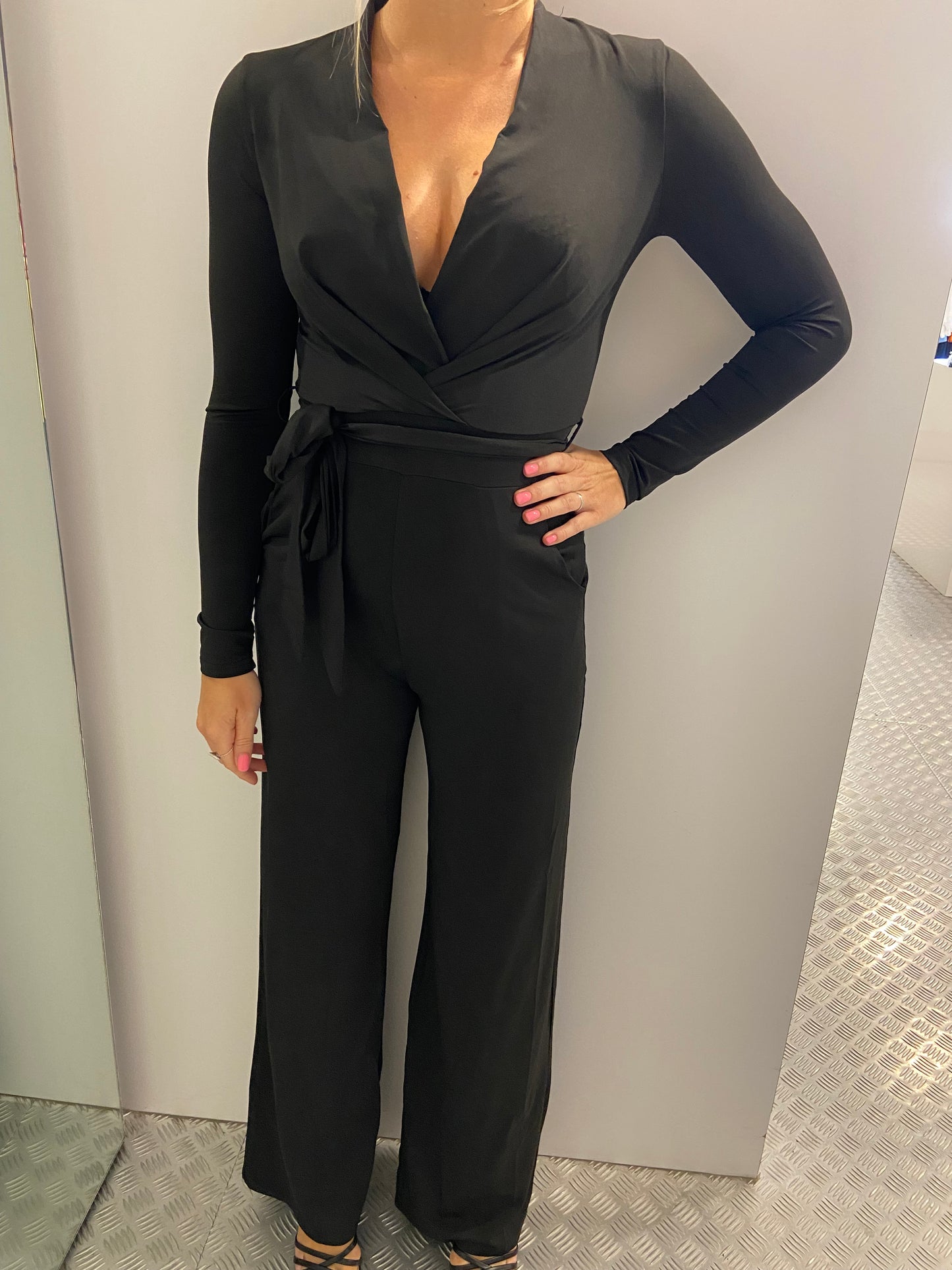 Black jumpsuit by swan