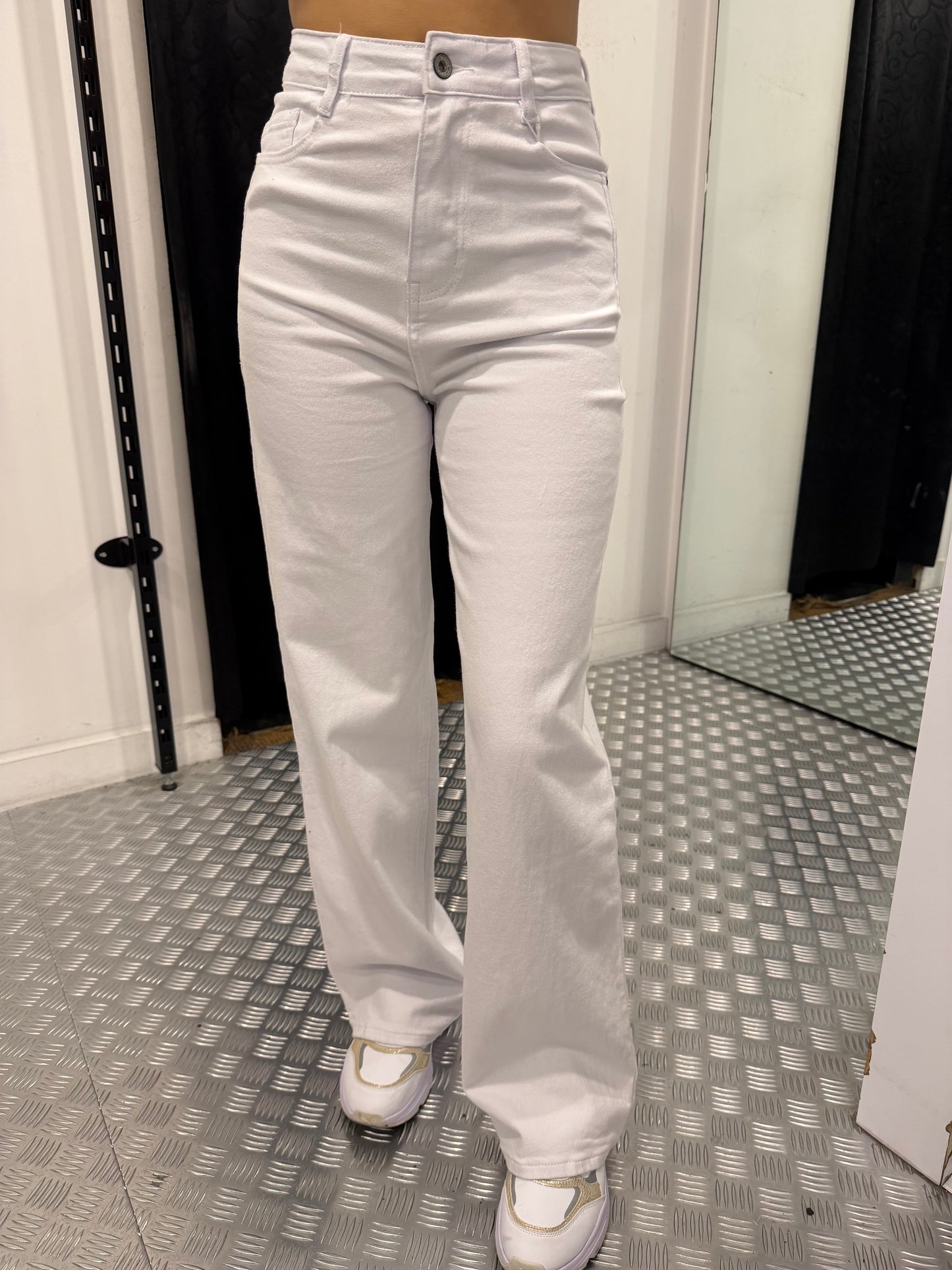 White wide leg HM