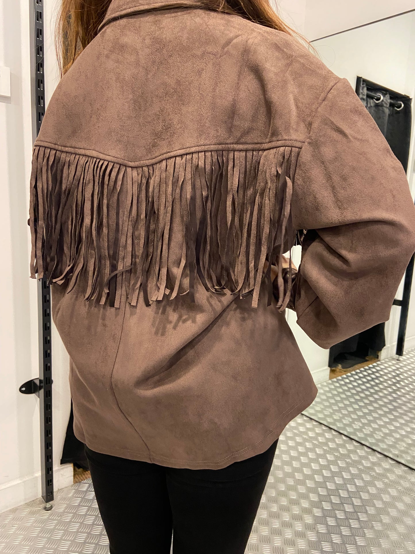 Brown rodeo blouse