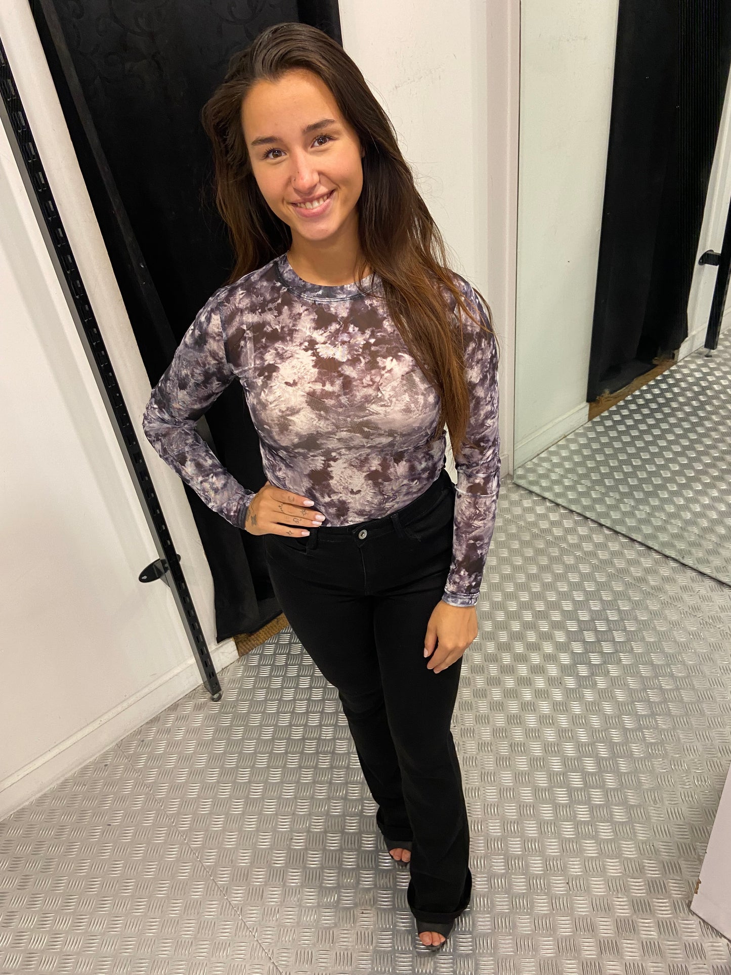 Black marble body by swan