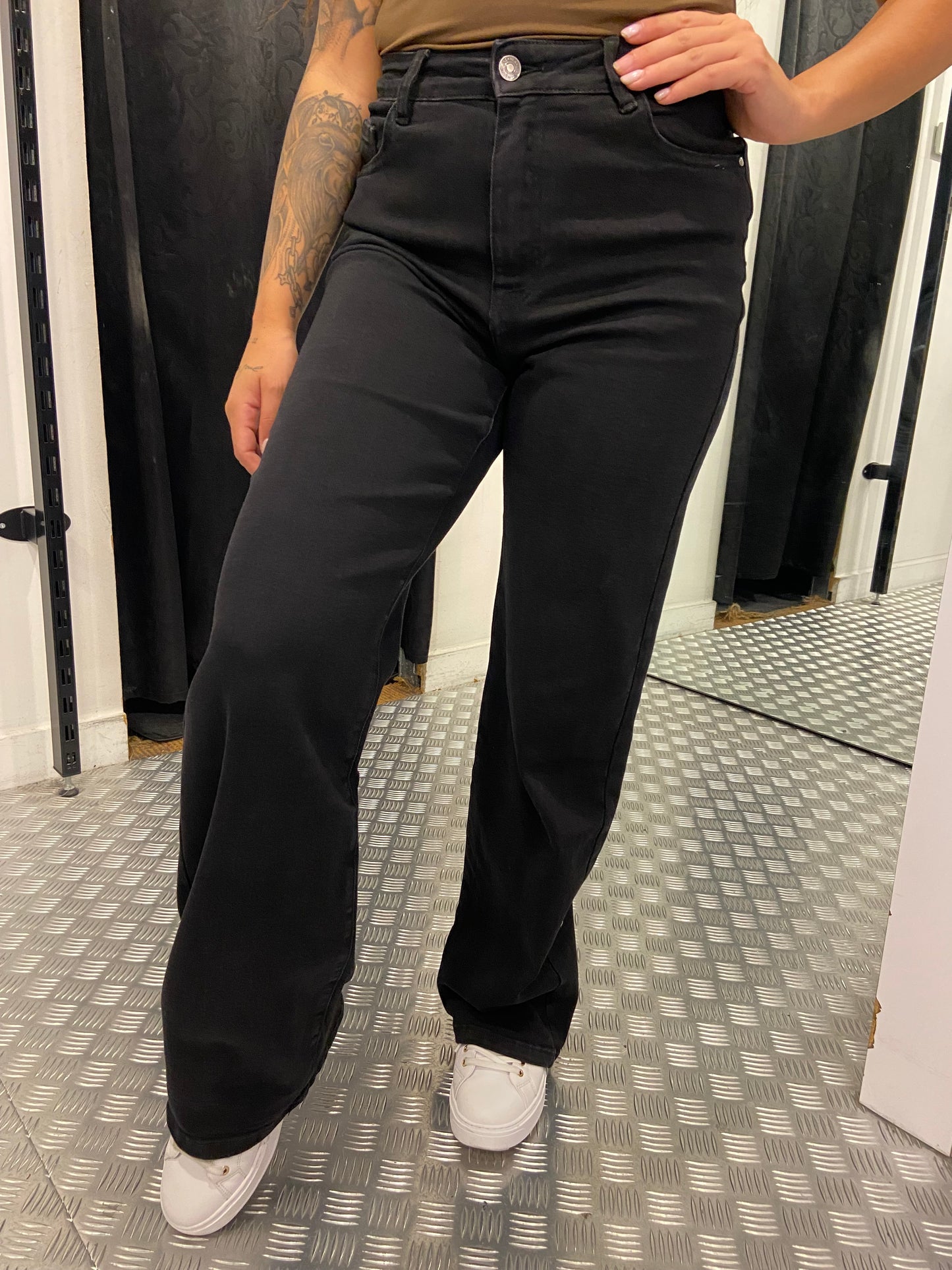 Black wide leg H875