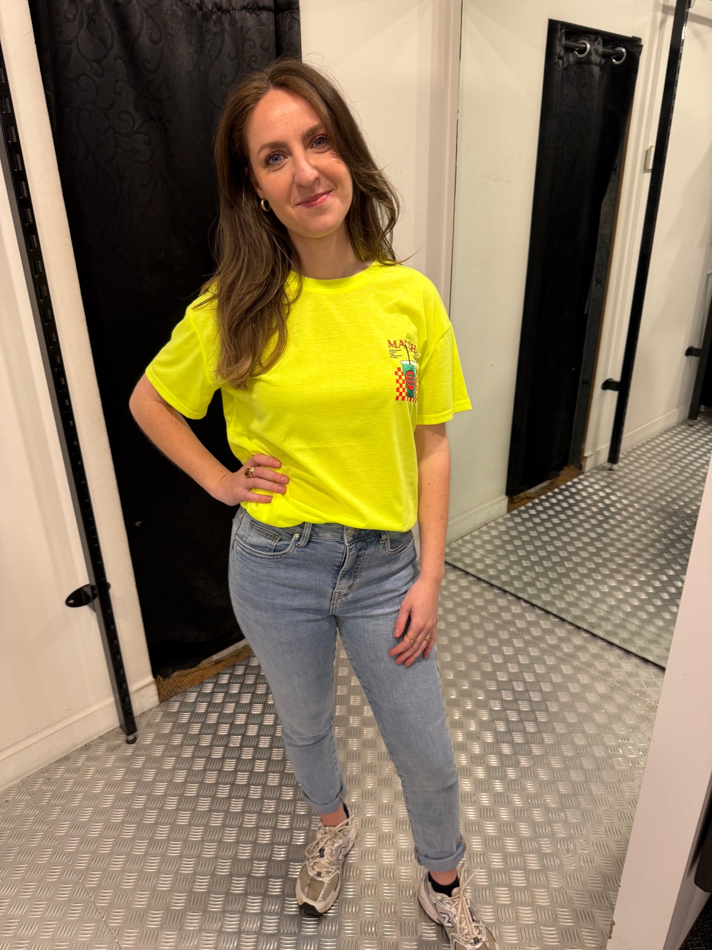 Matcha latte neon tshirt