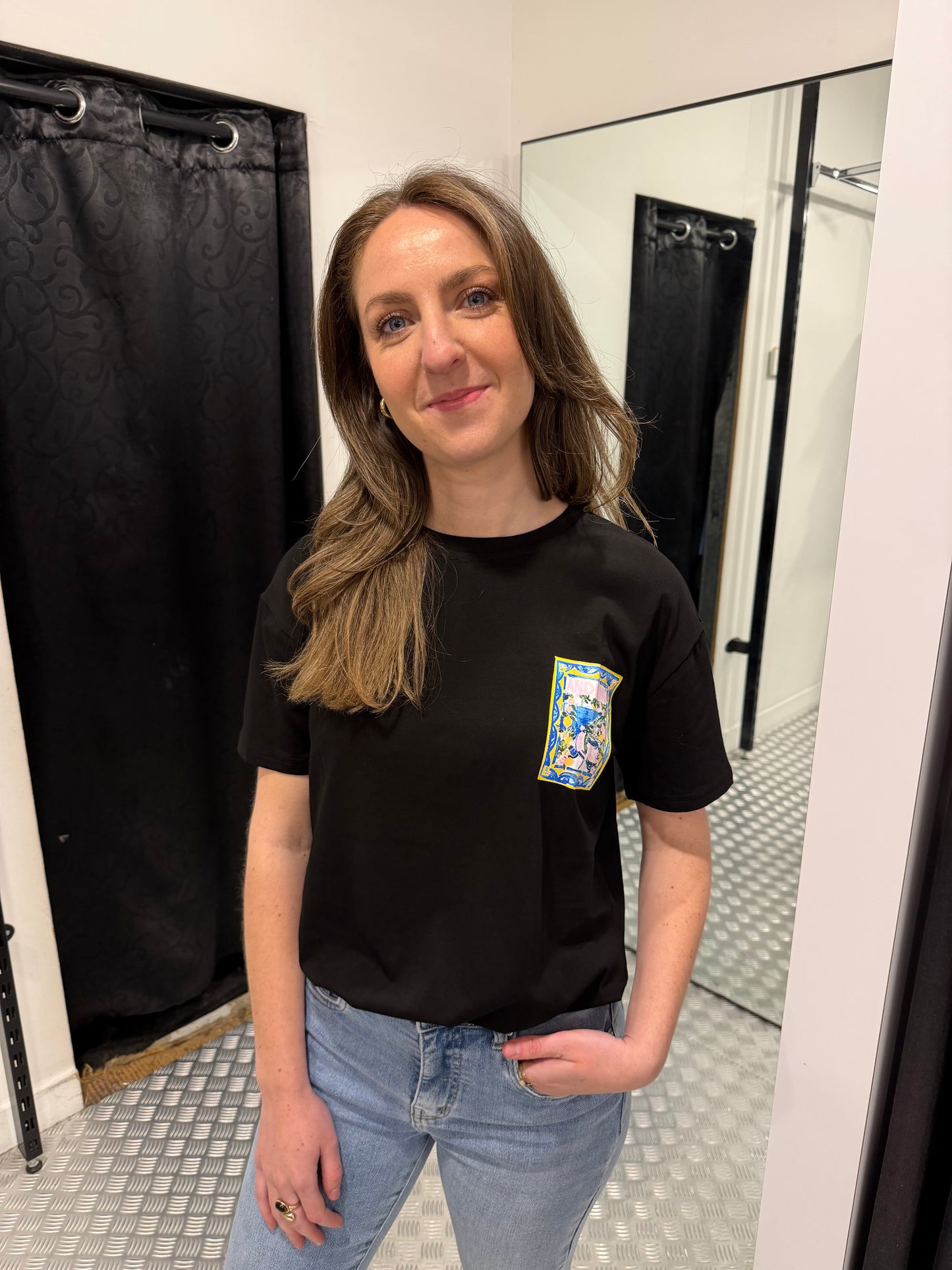 Andiamo summer zwart tshirt