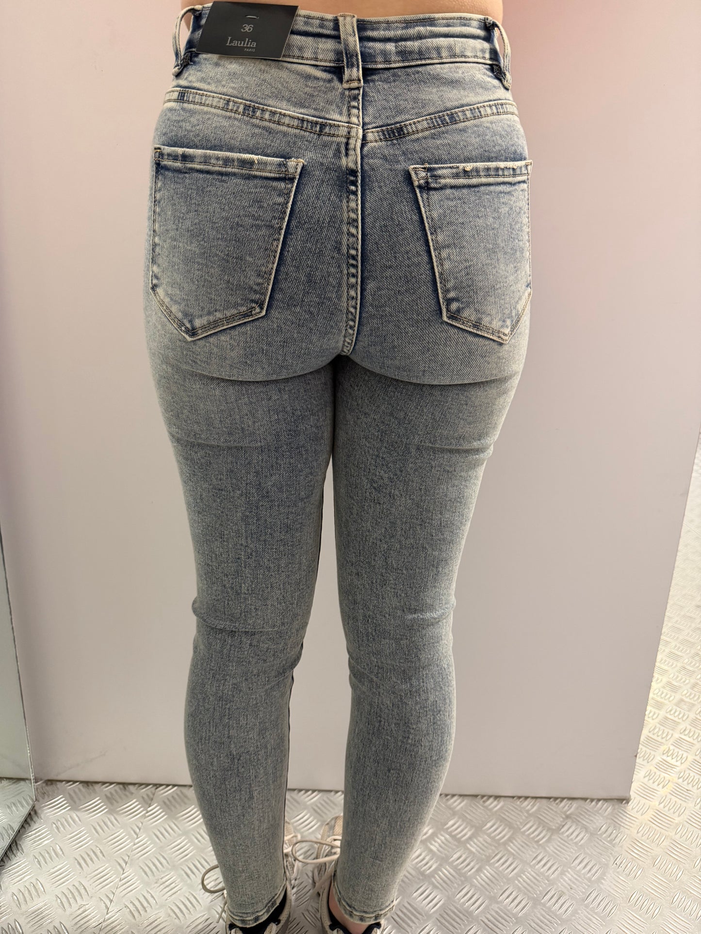 Medium denim laulia skinny