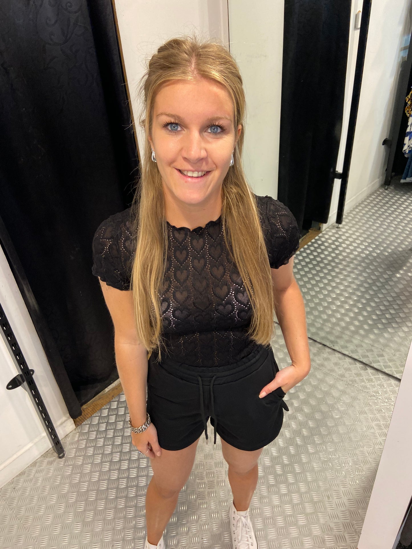 Zwarte joggingshort by swan