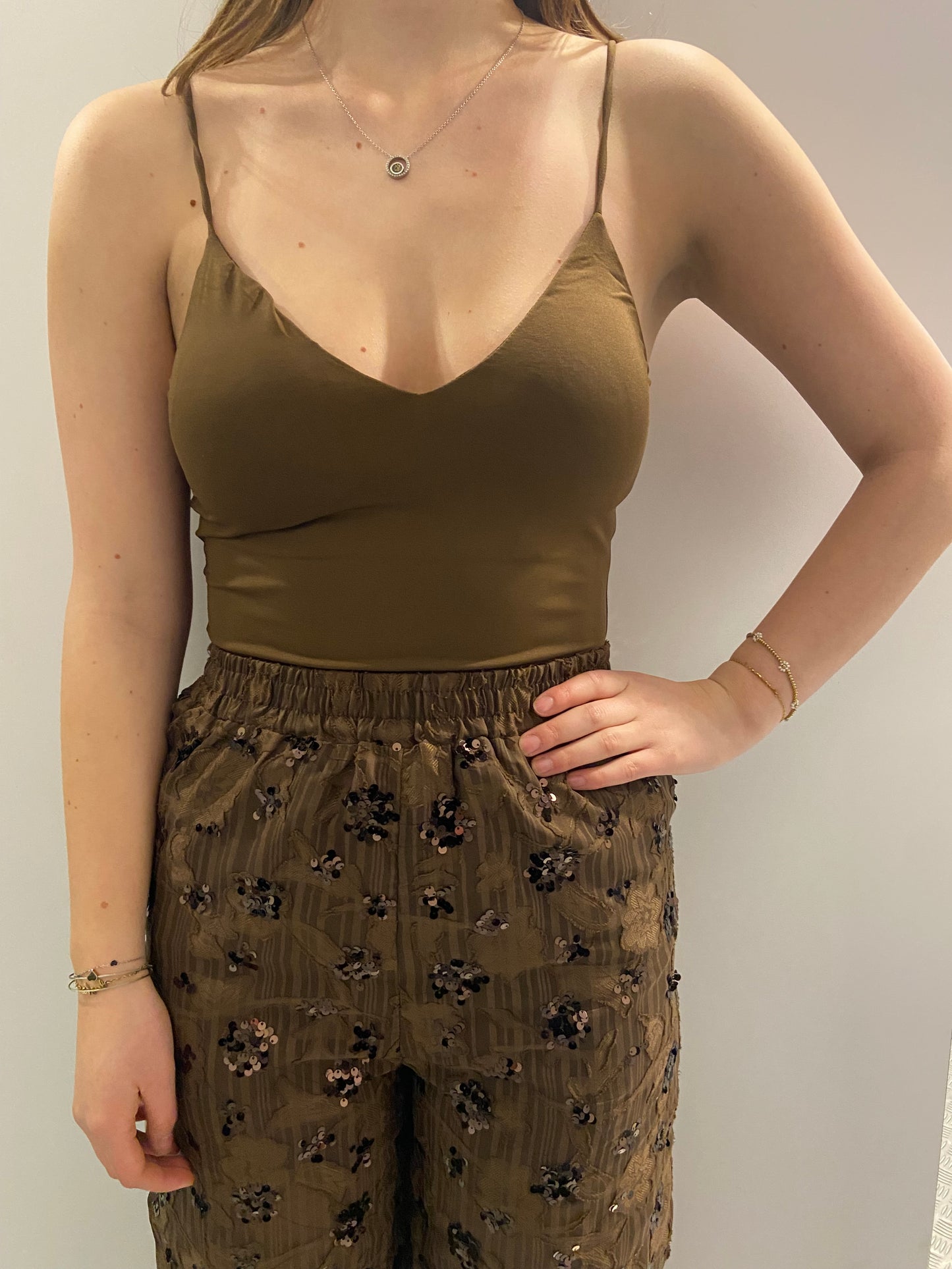 Brown body by swan