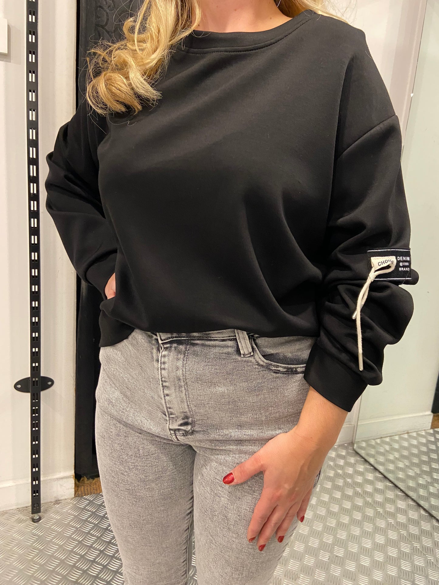 The black choice sweater