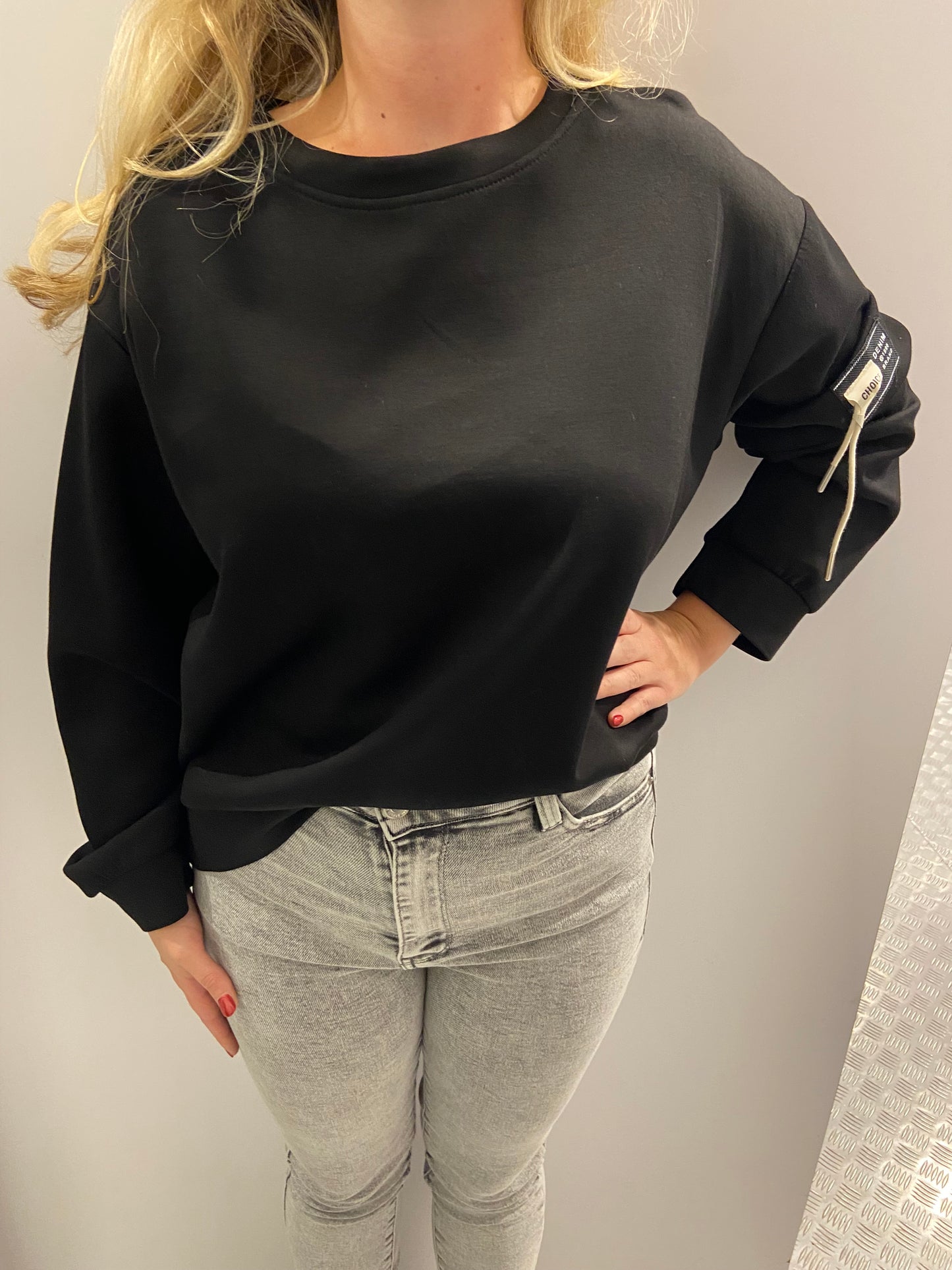 The black choice sweater