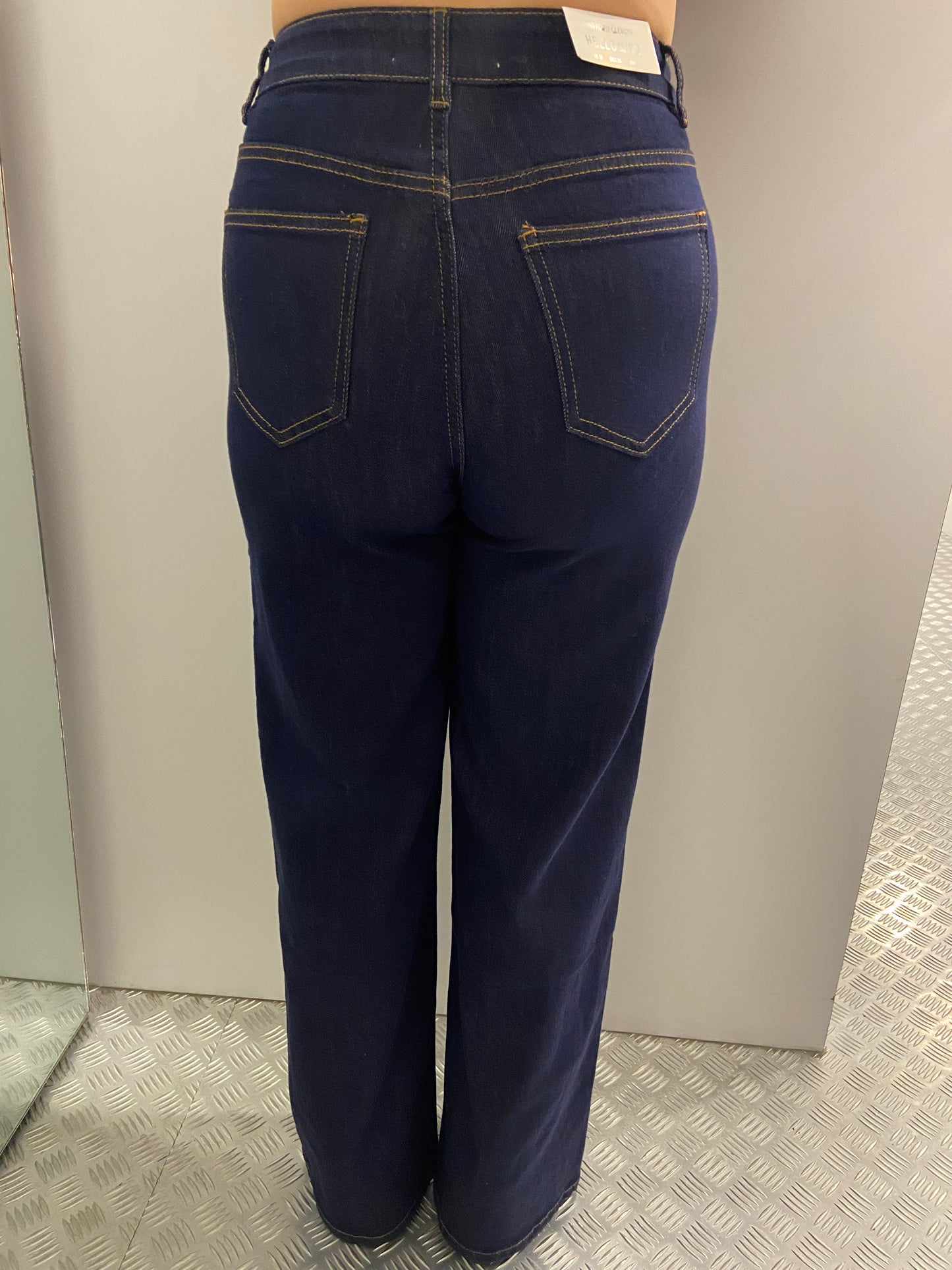 Wide leg dark denim HM