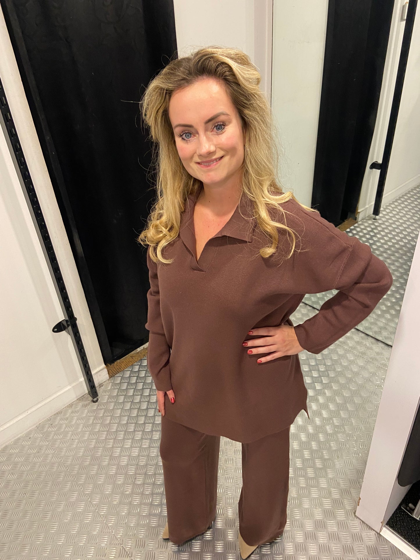 Bruine comfy set