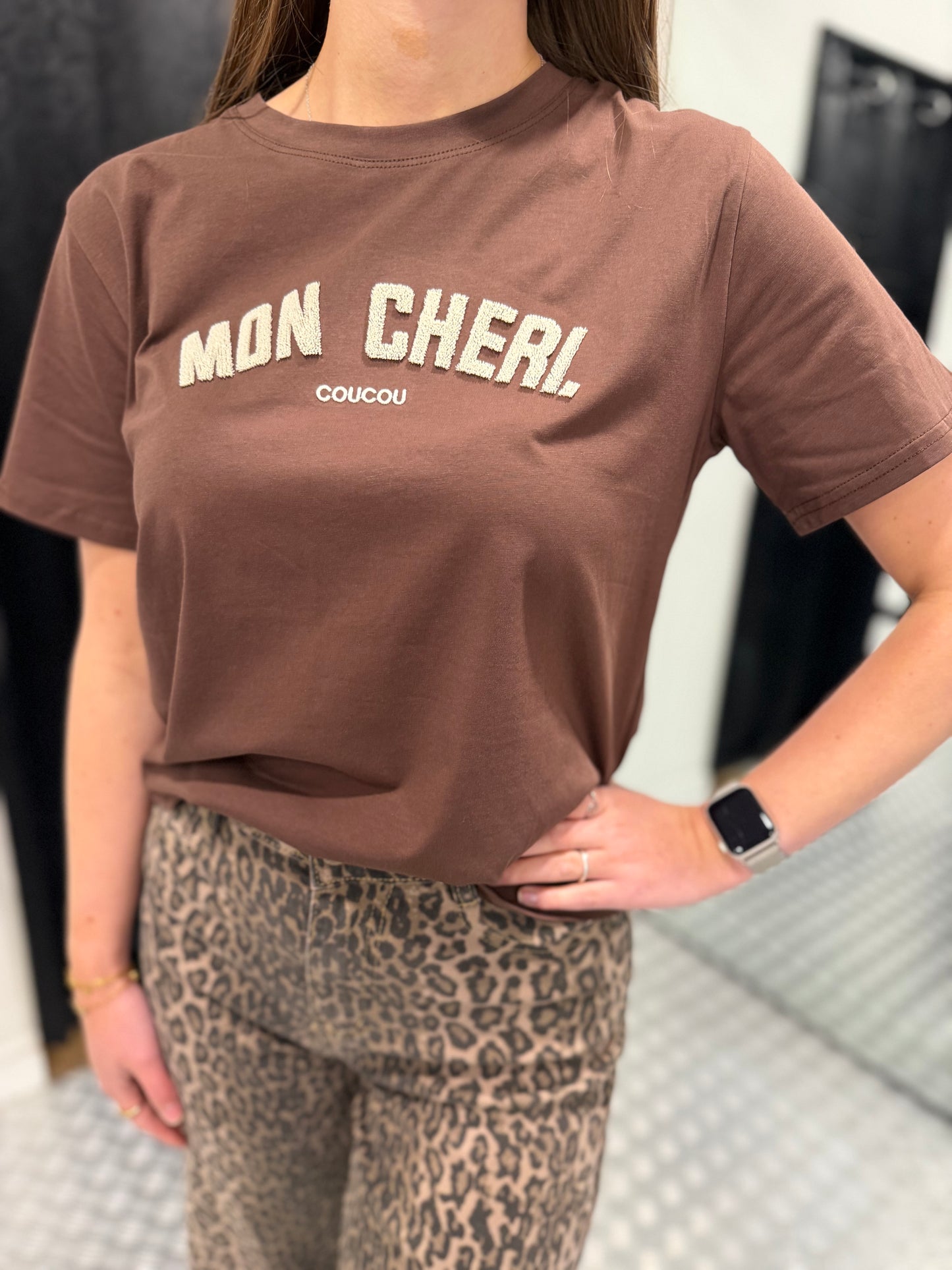 Beige tshirt Mon Cheri