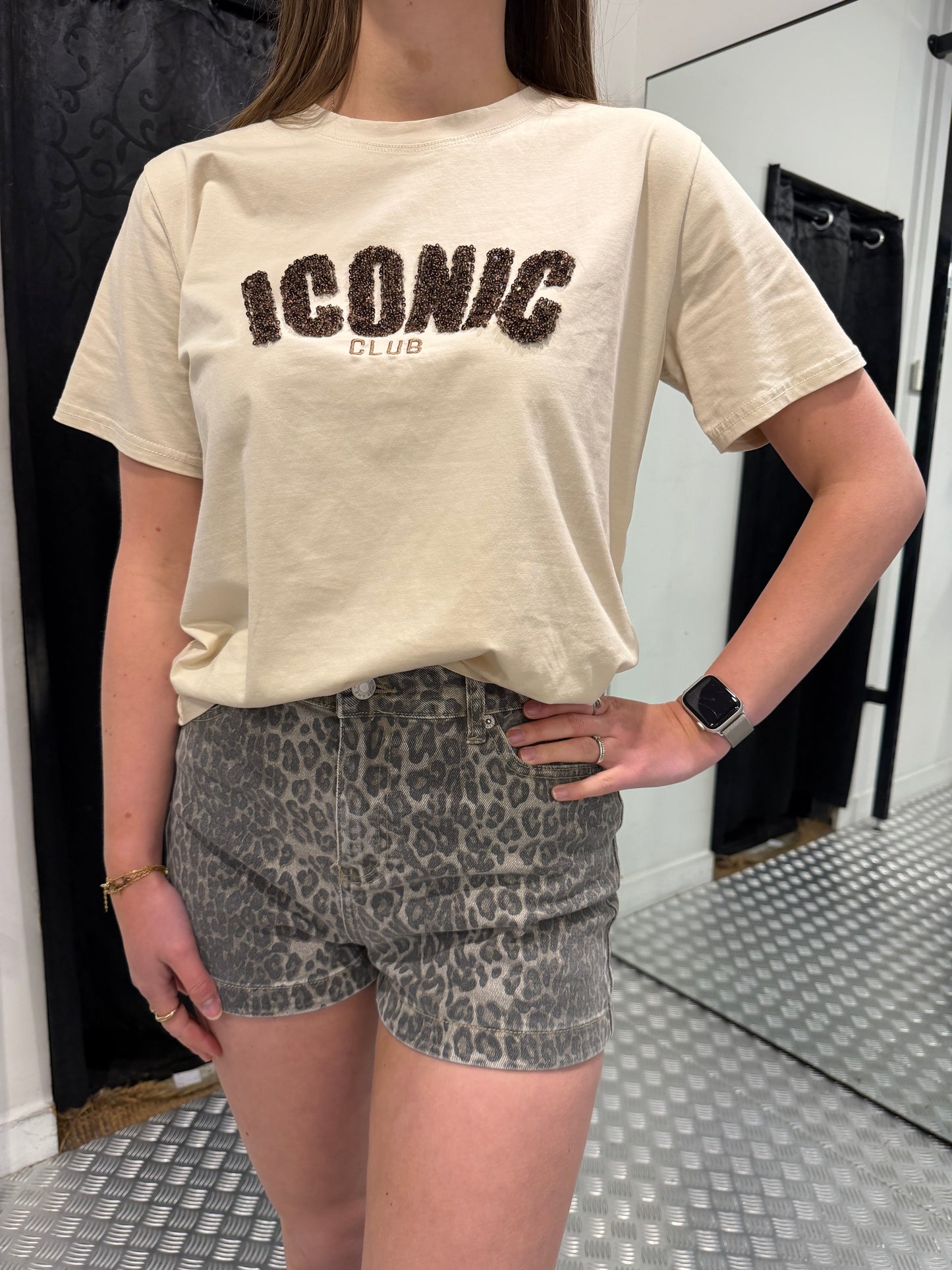 Beige iconic tshirt
