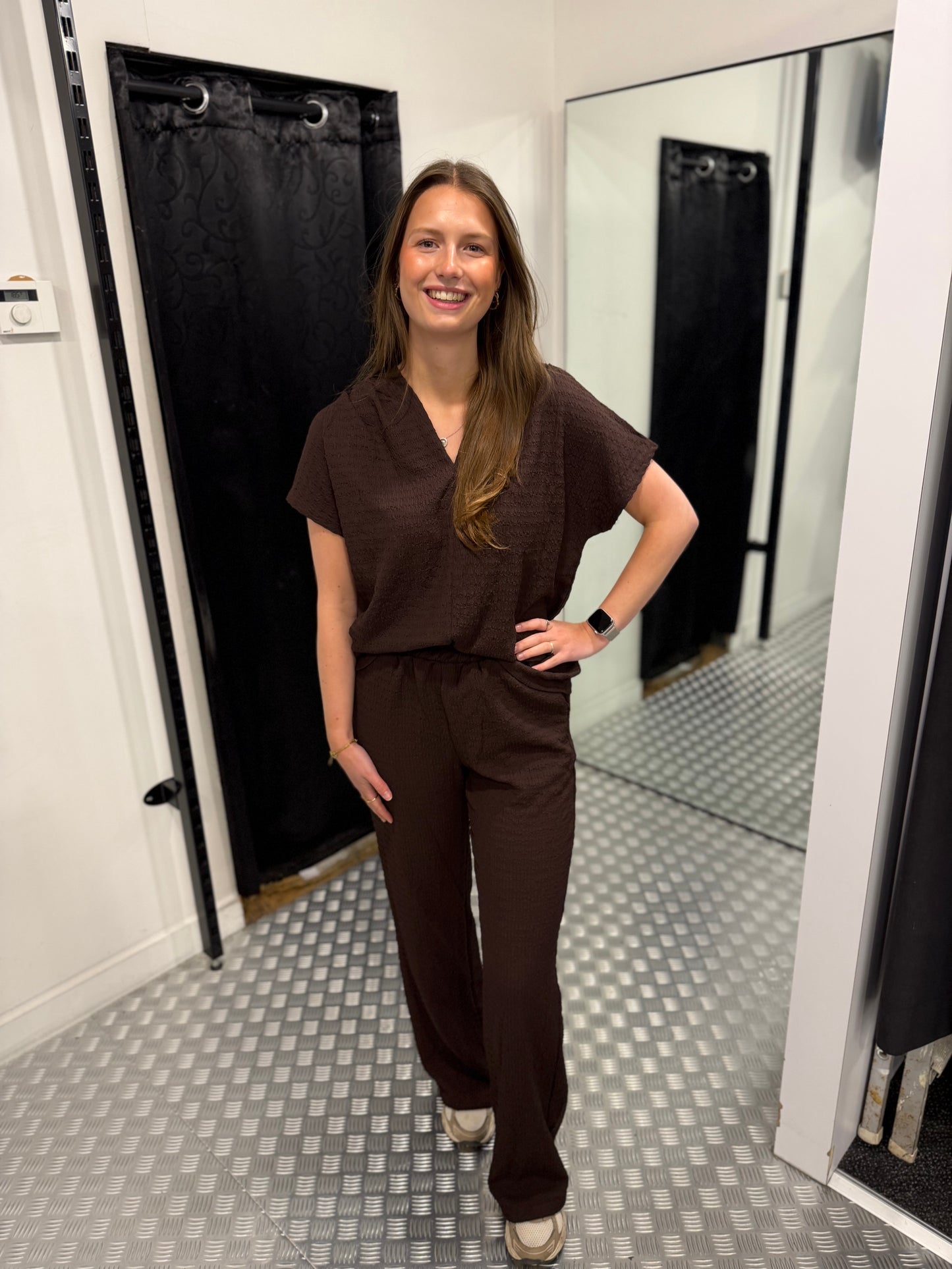 Cozy brown 2 piece set