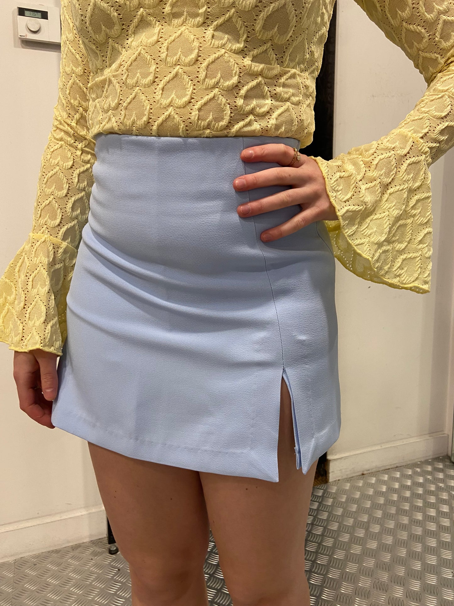 Blue chiquelle skort