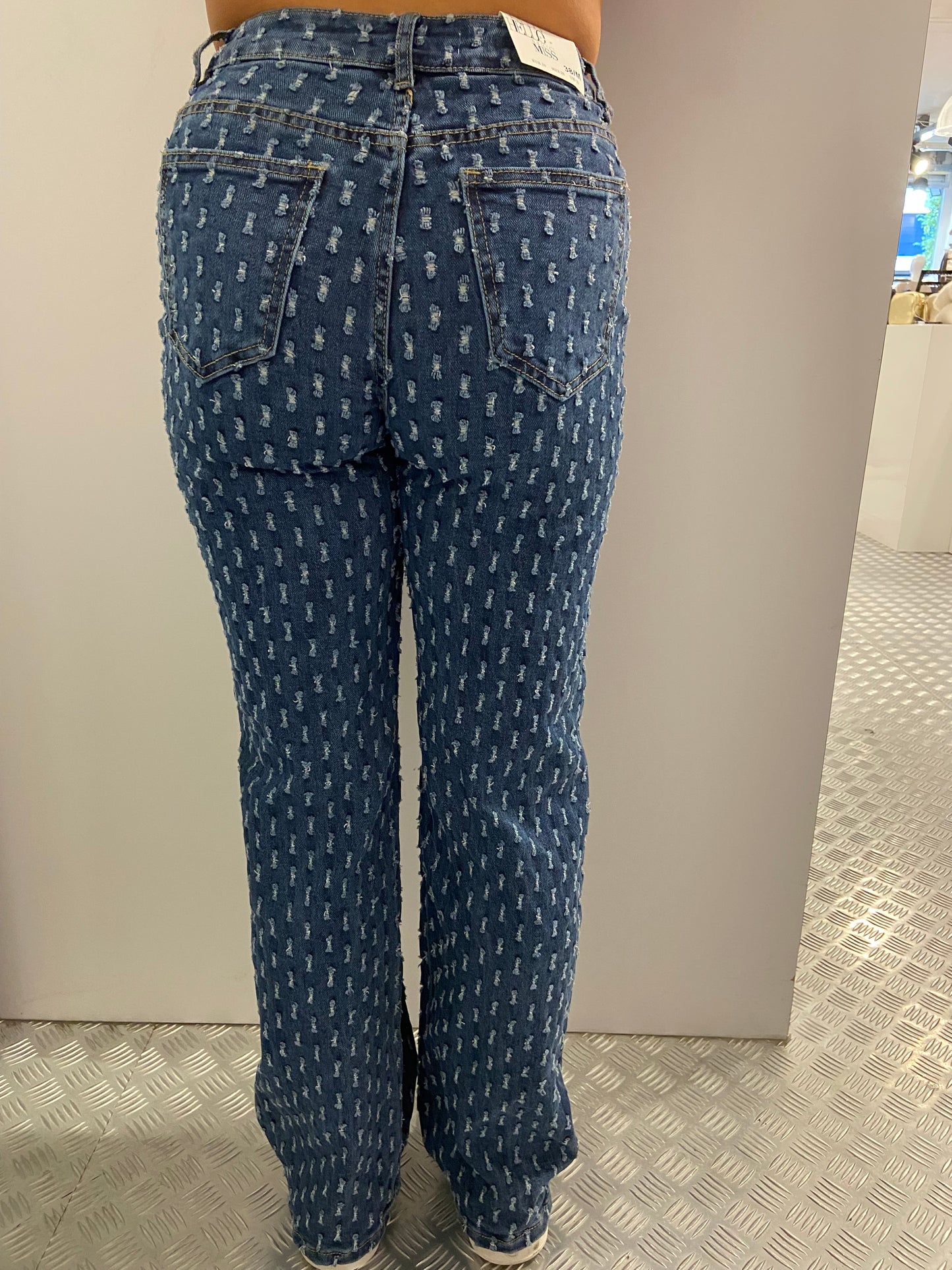 Dark blue strine jeans
