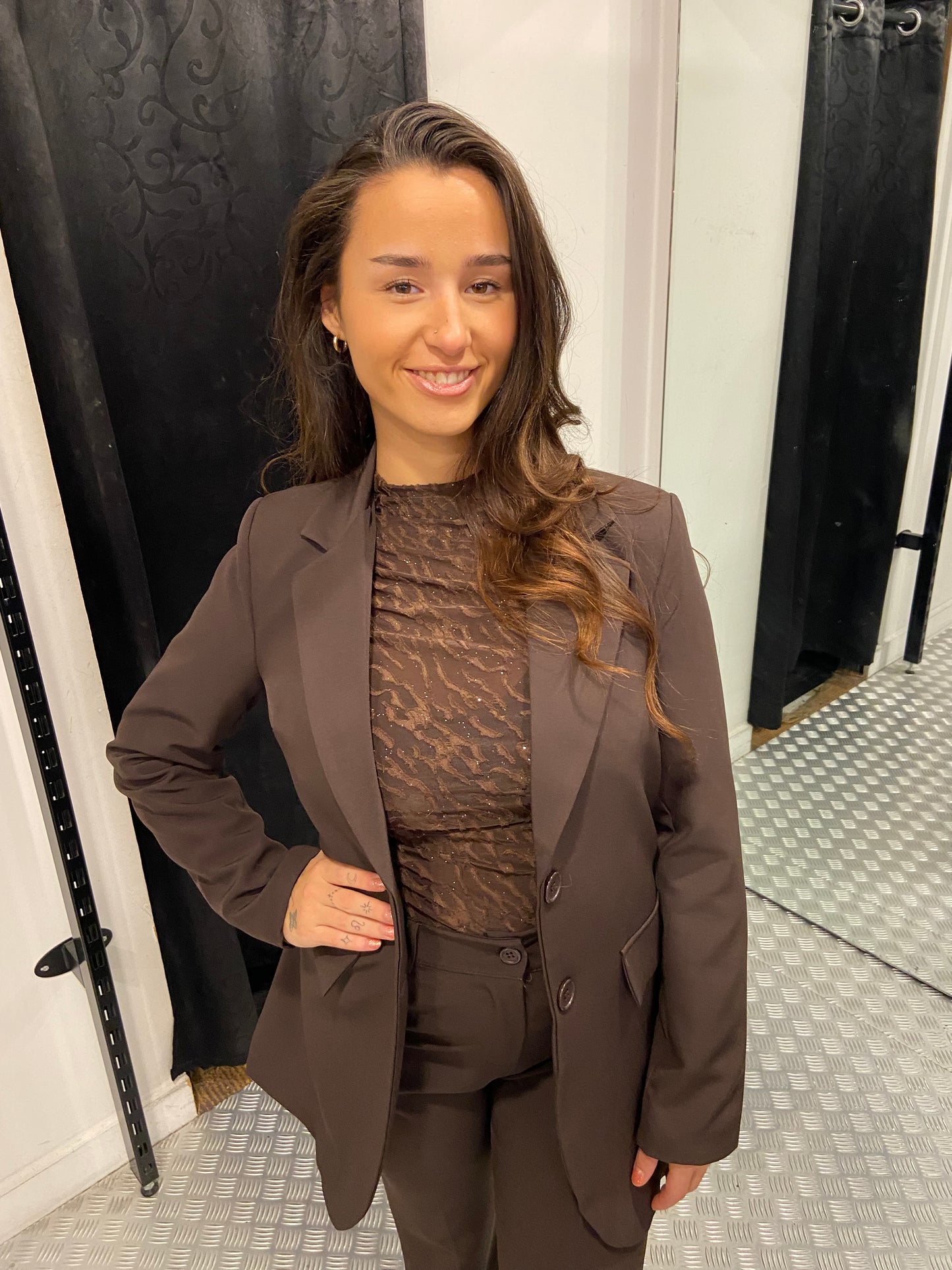 Bruine blazer