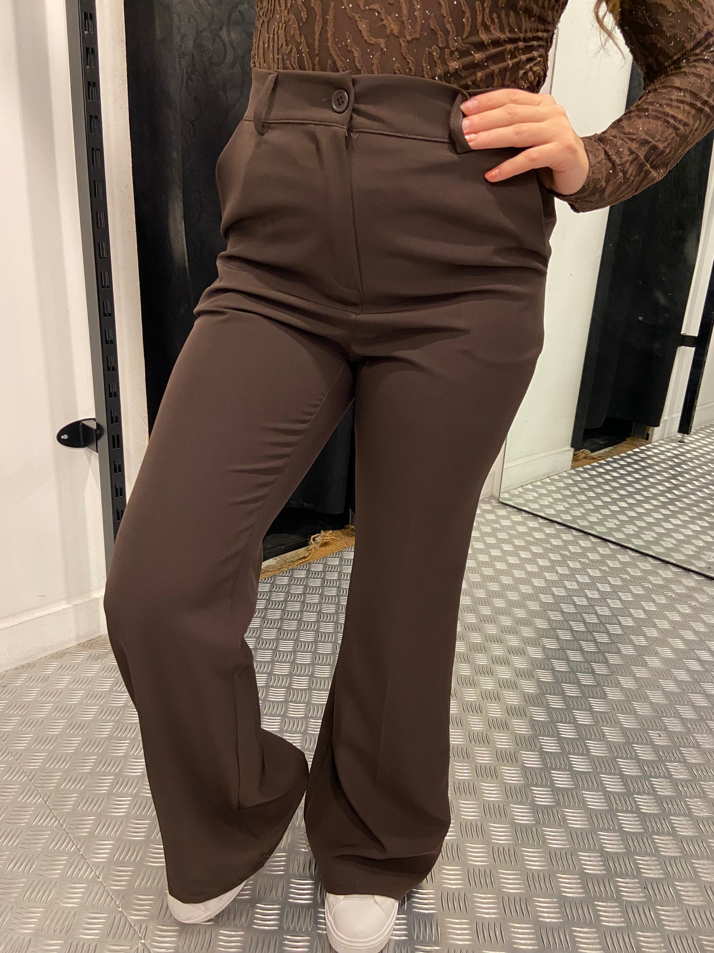 Bruine pantalon