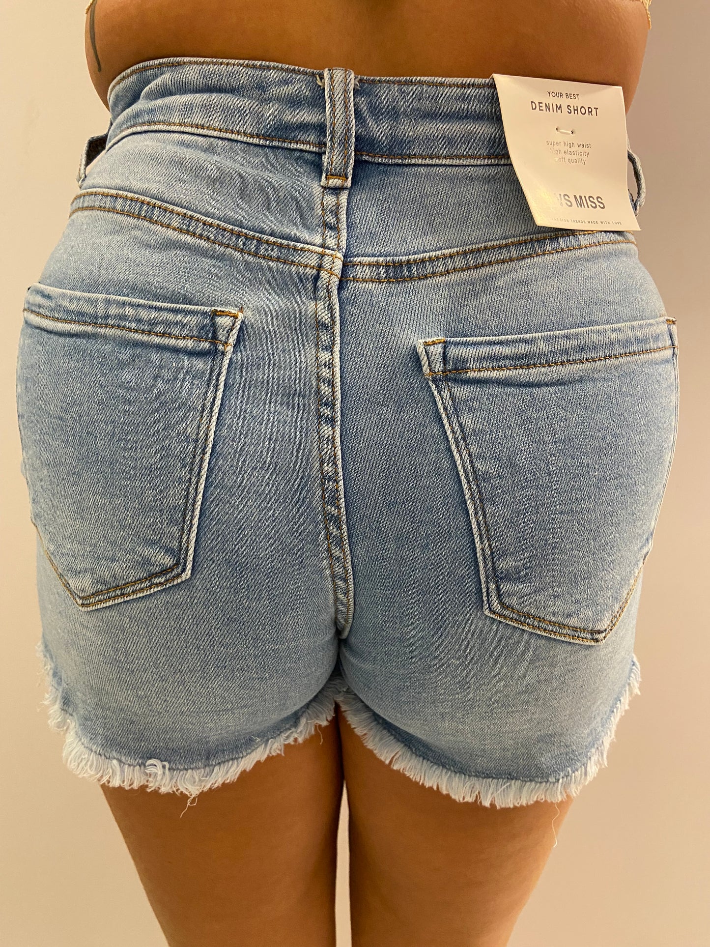 Rafel denim blue short