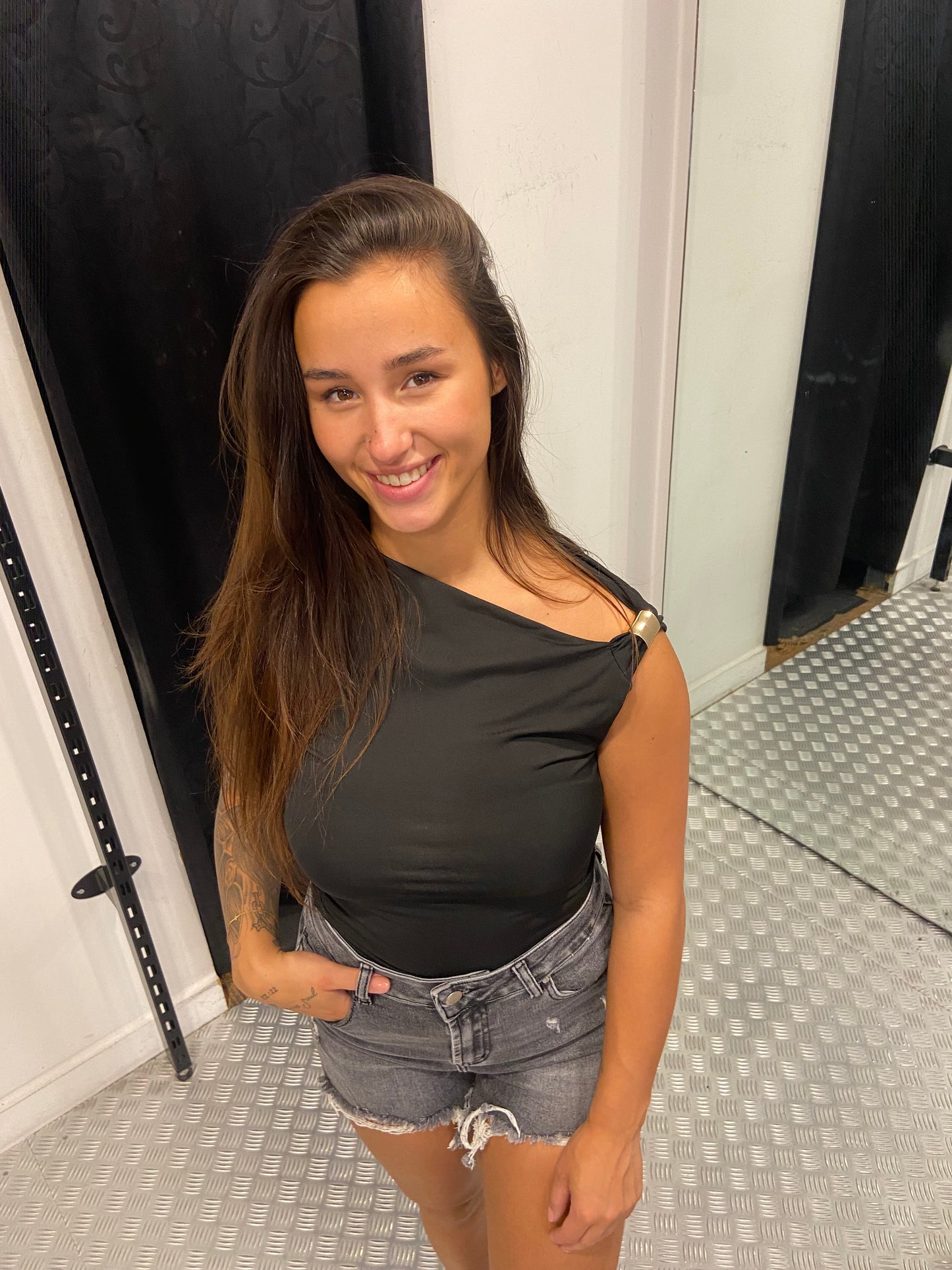 Black night top