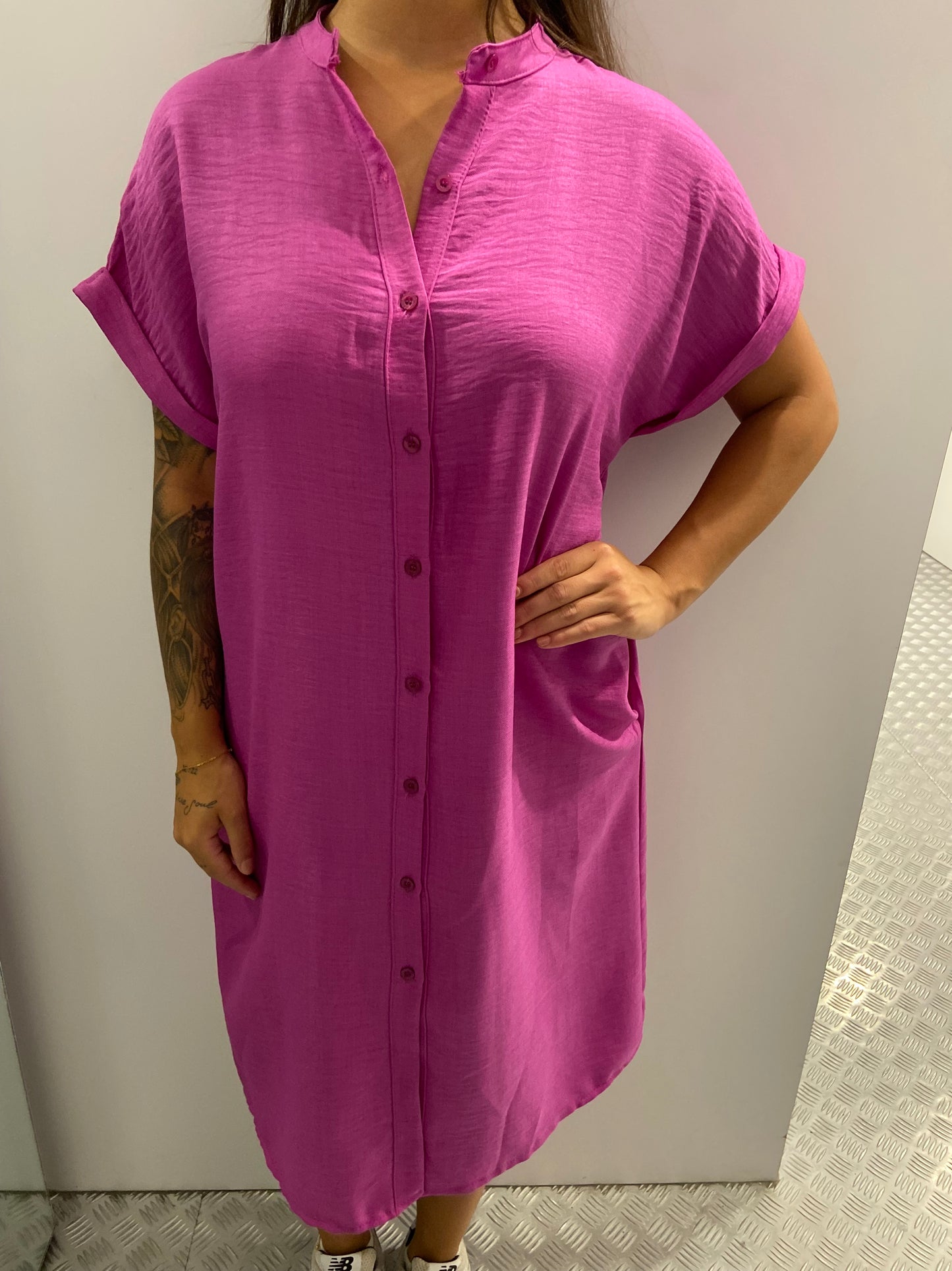 Cyclaam loose button dress