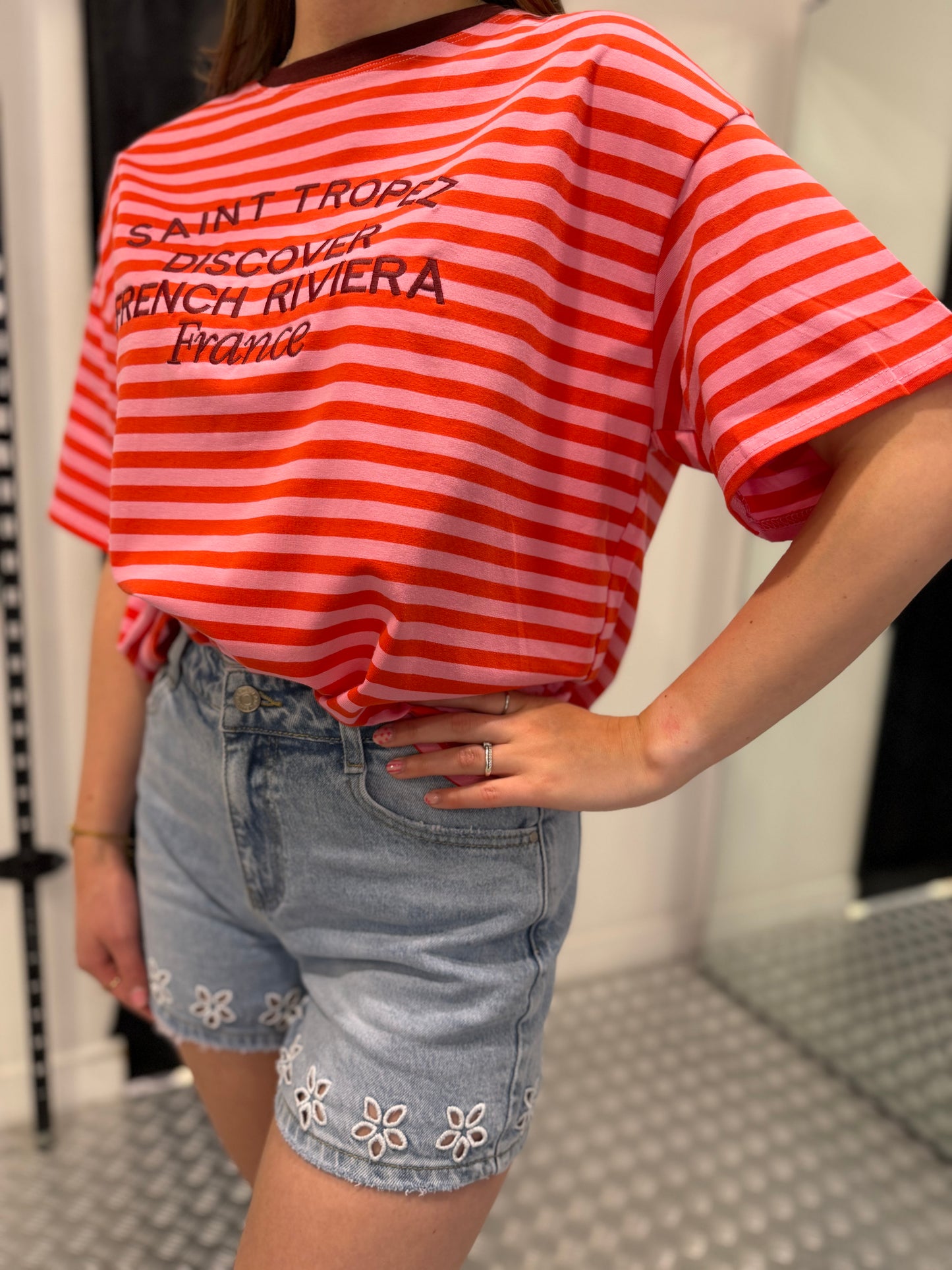 Striped rek Saint tropez tshirt