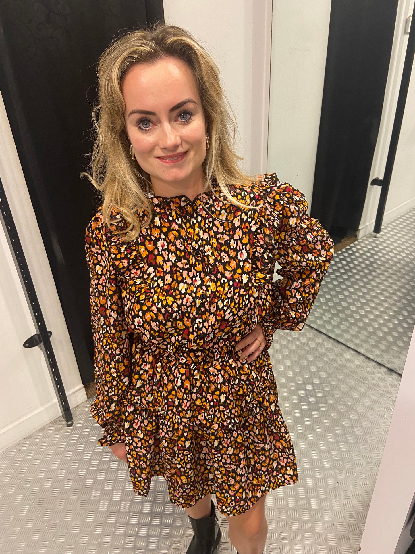Autumn ruffle rok