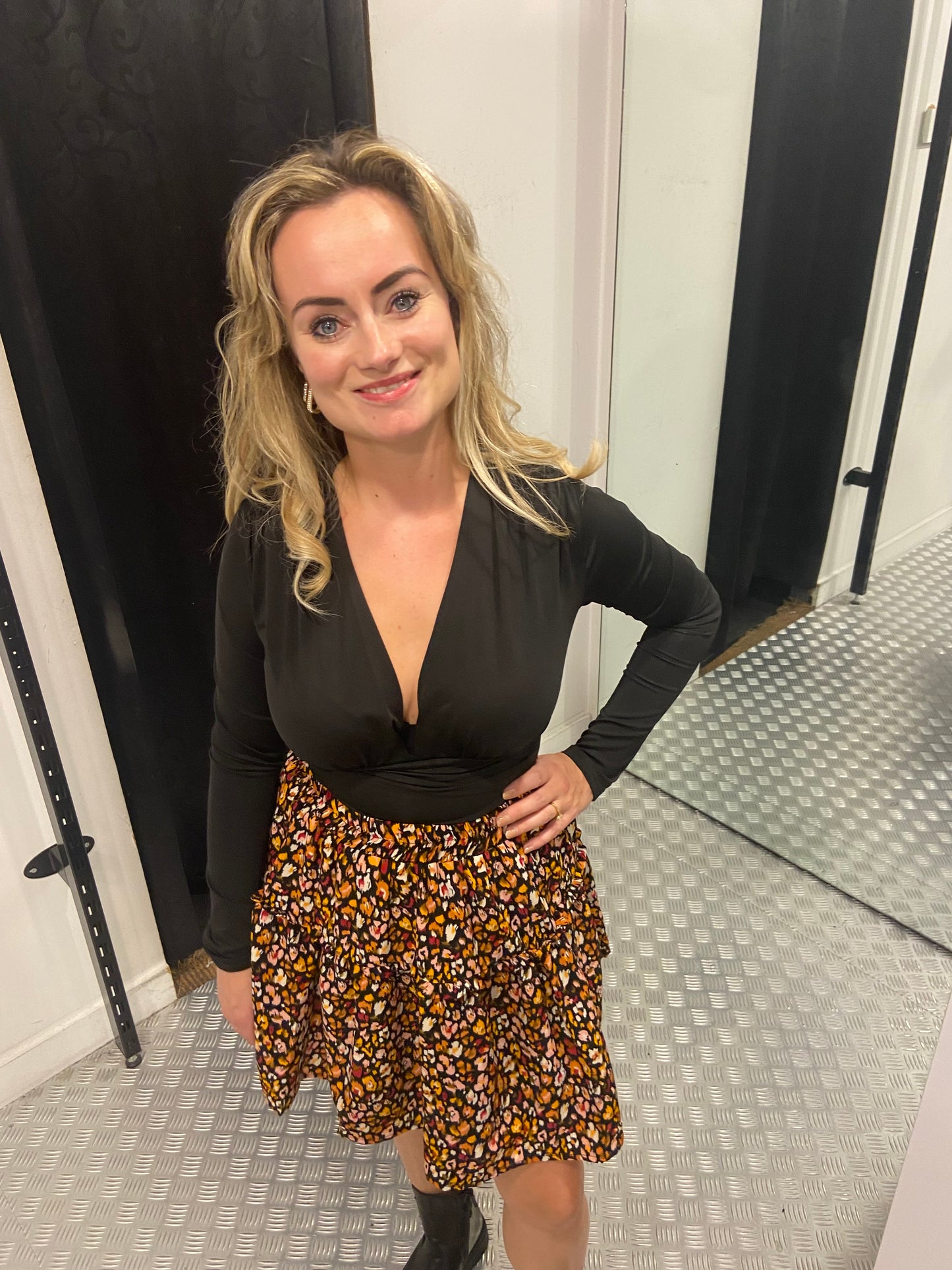 Autumn ruffle rok