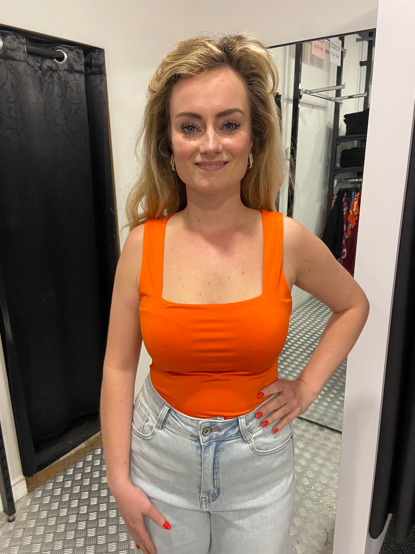 Oranje top vierkant by swan