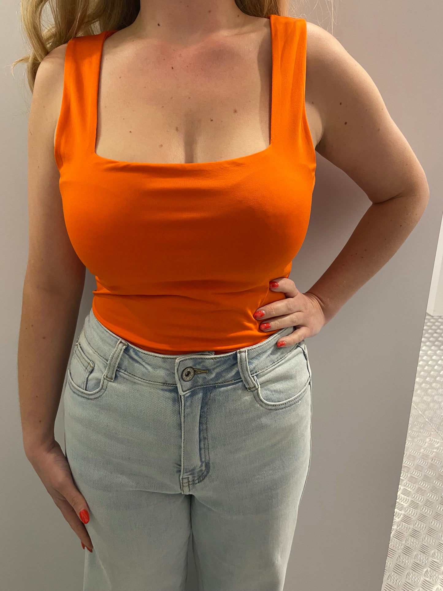 Oranje top vierkant by swan