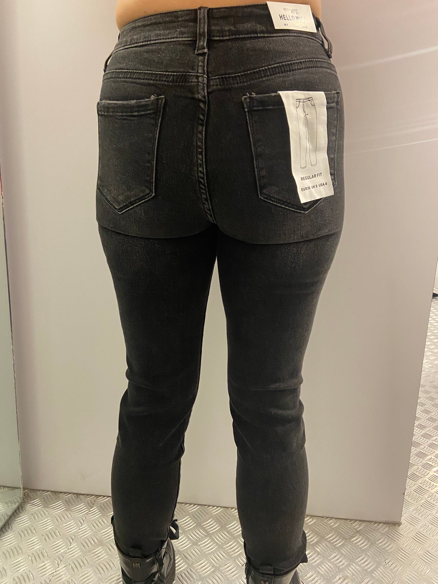 Stonewash regular jeans