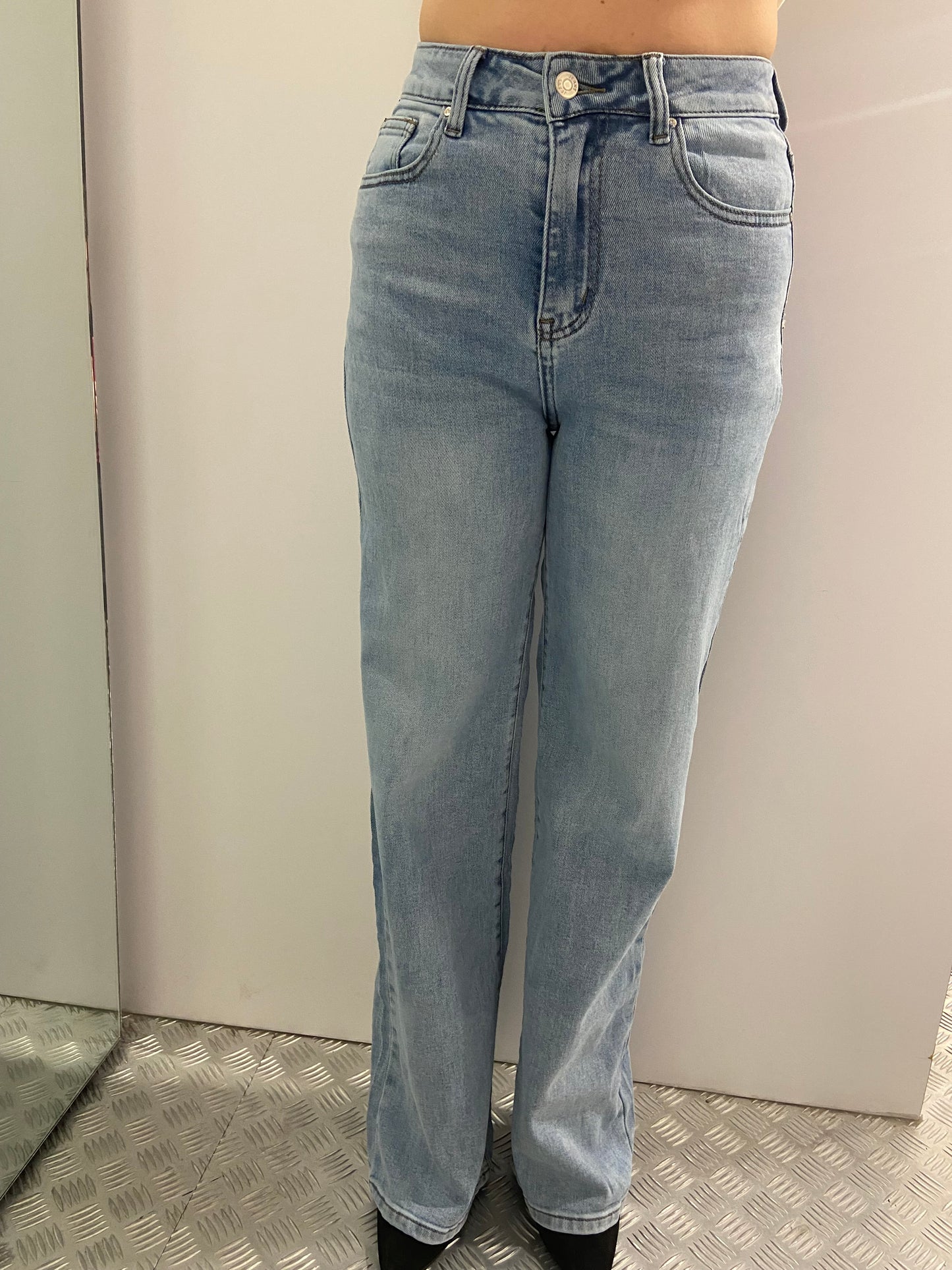 Wide leg light blue HM