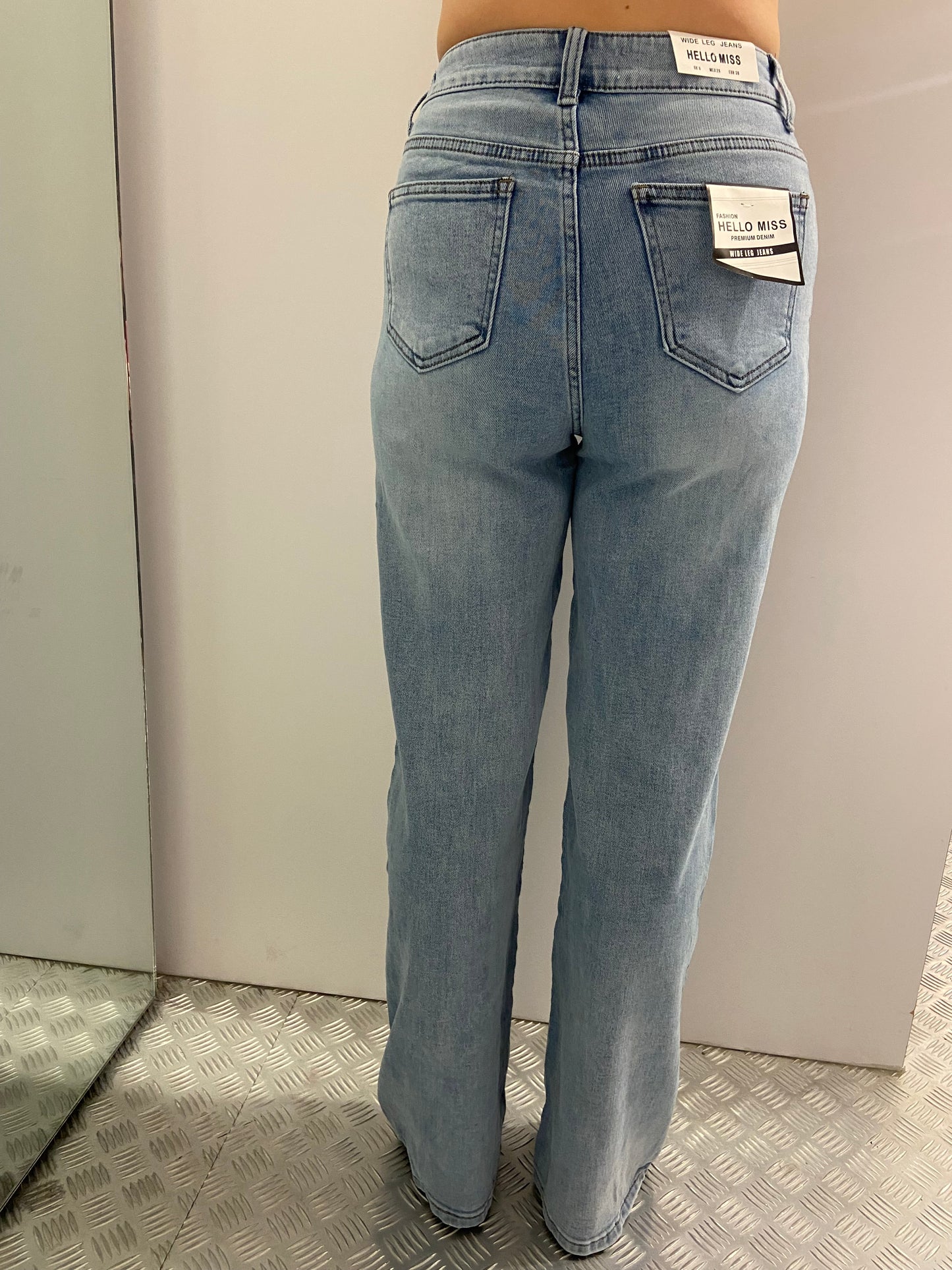 Wide leg light blue HM