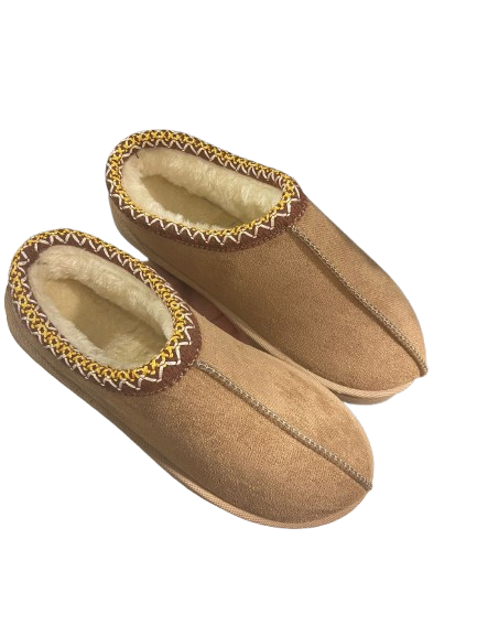 Beige pantoffels