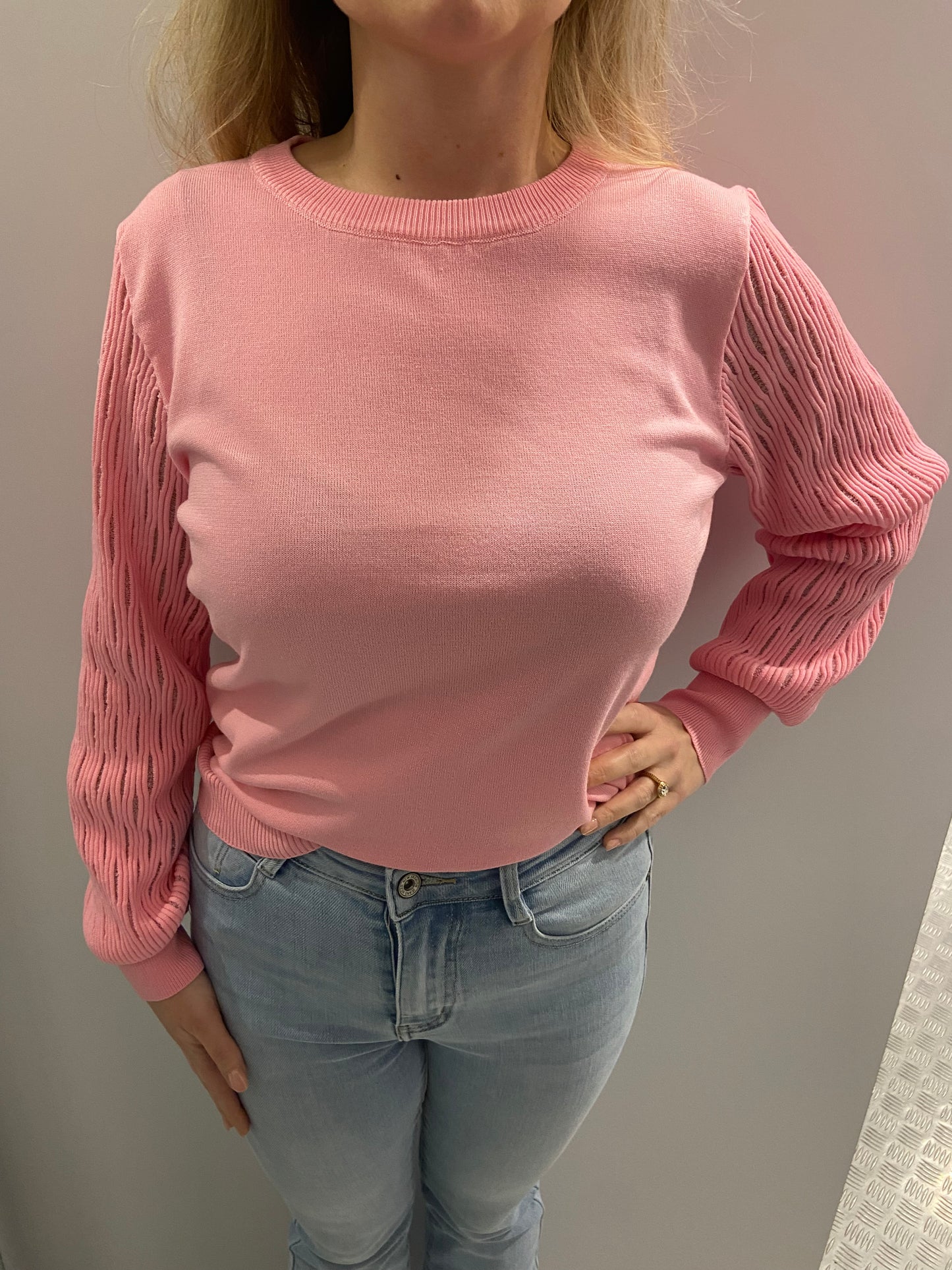 Pink Striped top