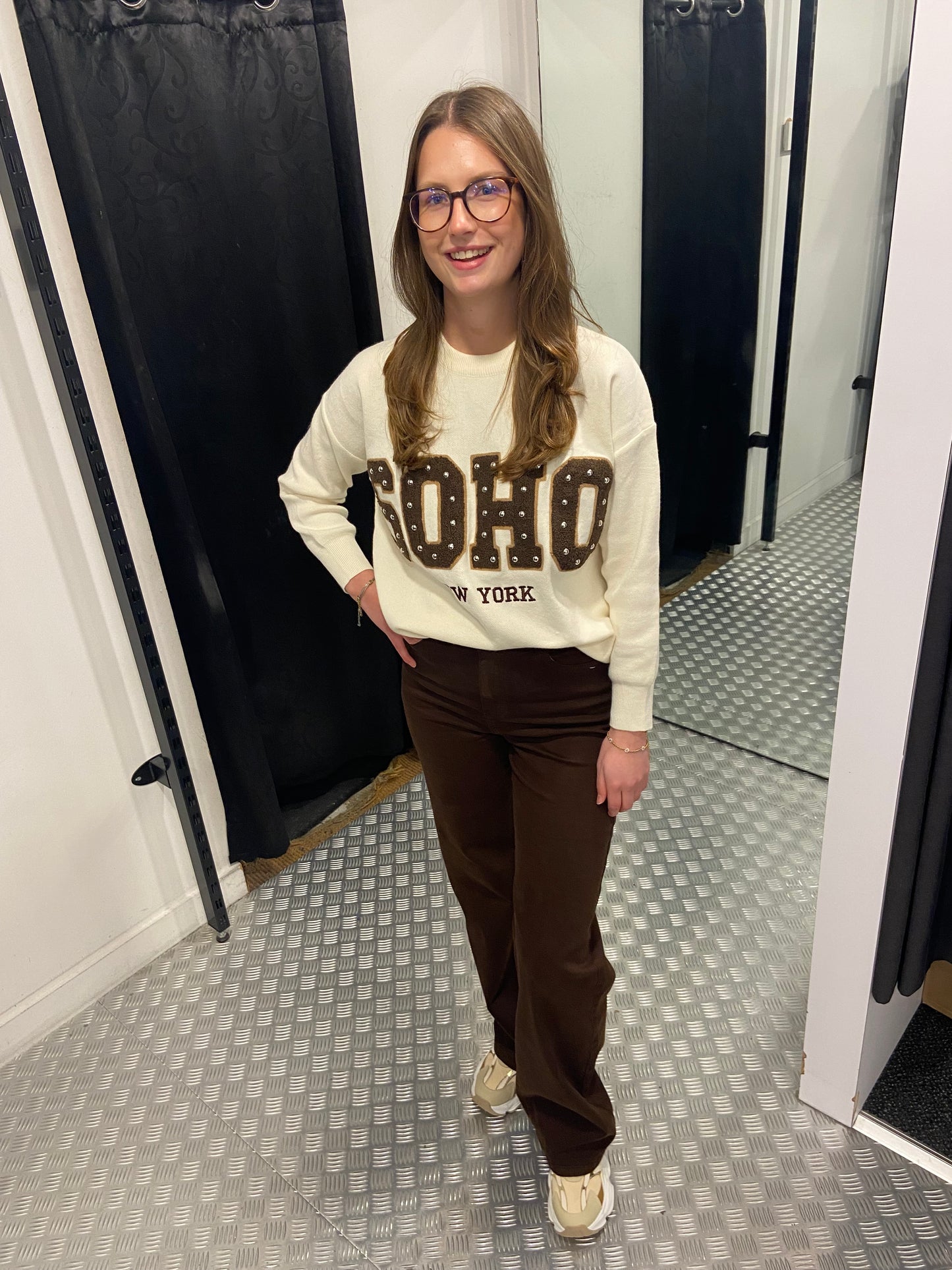 Brown wide leg tall HM