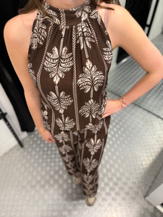 Palm summer top
