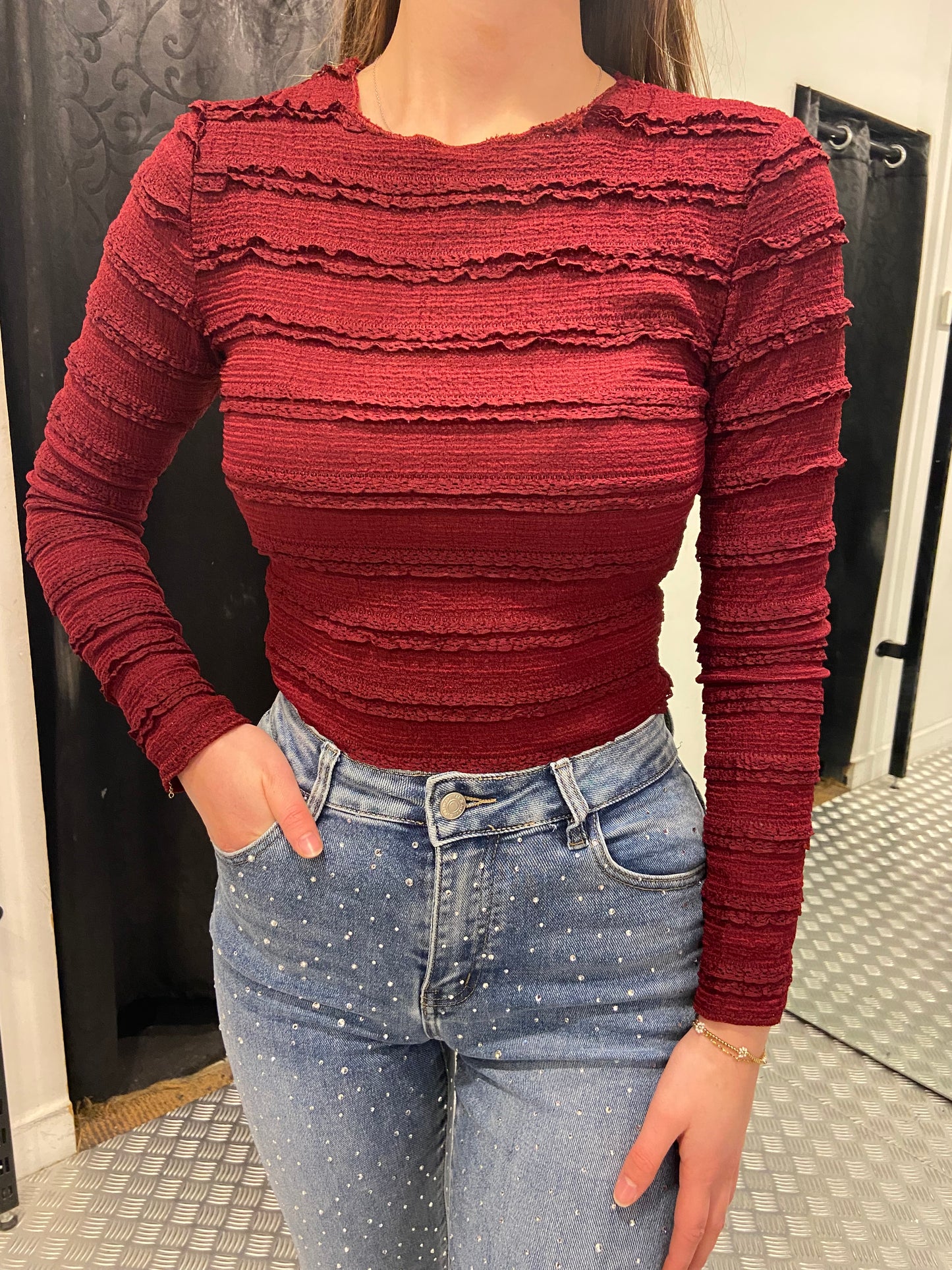 Bordeaux fluffy body