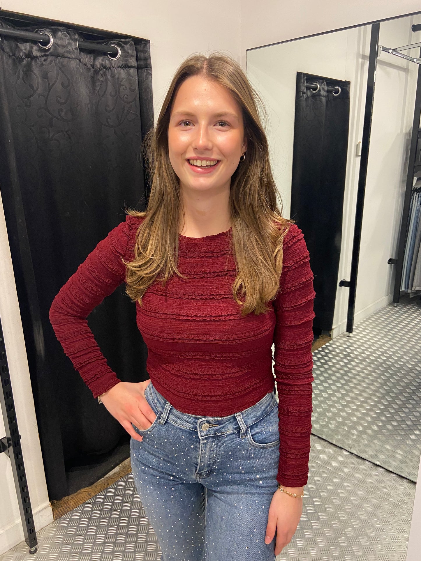 Bordeaux fluffy body