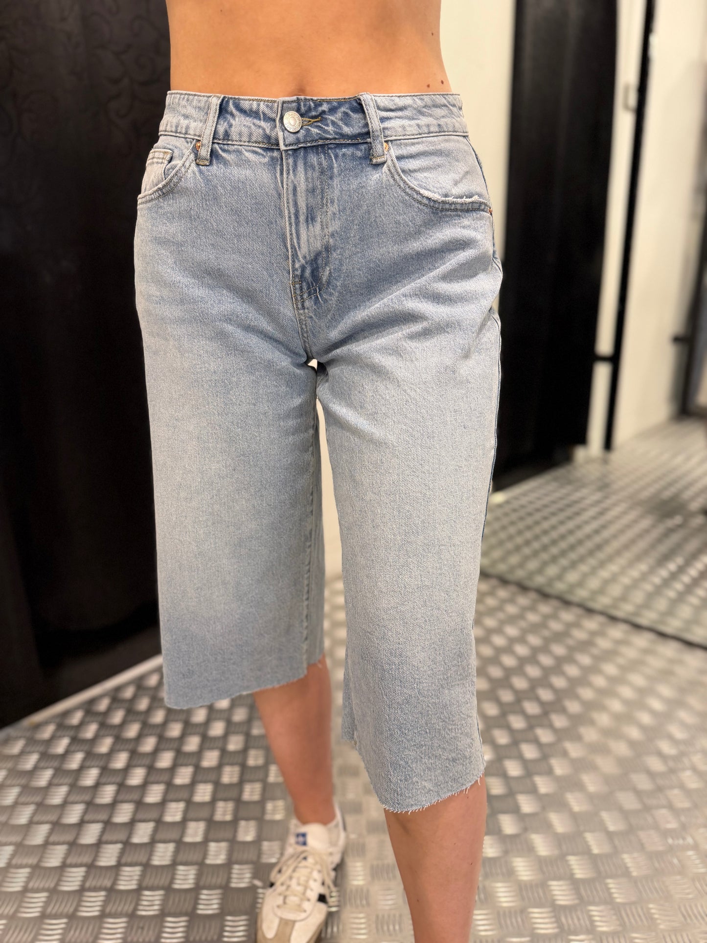 Denim bermuda rafel Redial